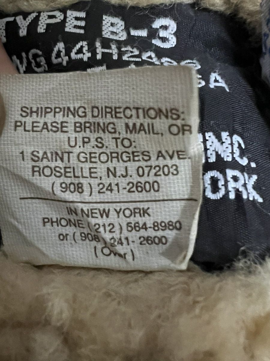 Schott SCHOTT NYC B-3 Sheepskin Leather Bomber Jacket Made in USA Size US M / EU 48-50 / 2 - 14 Thumbnail