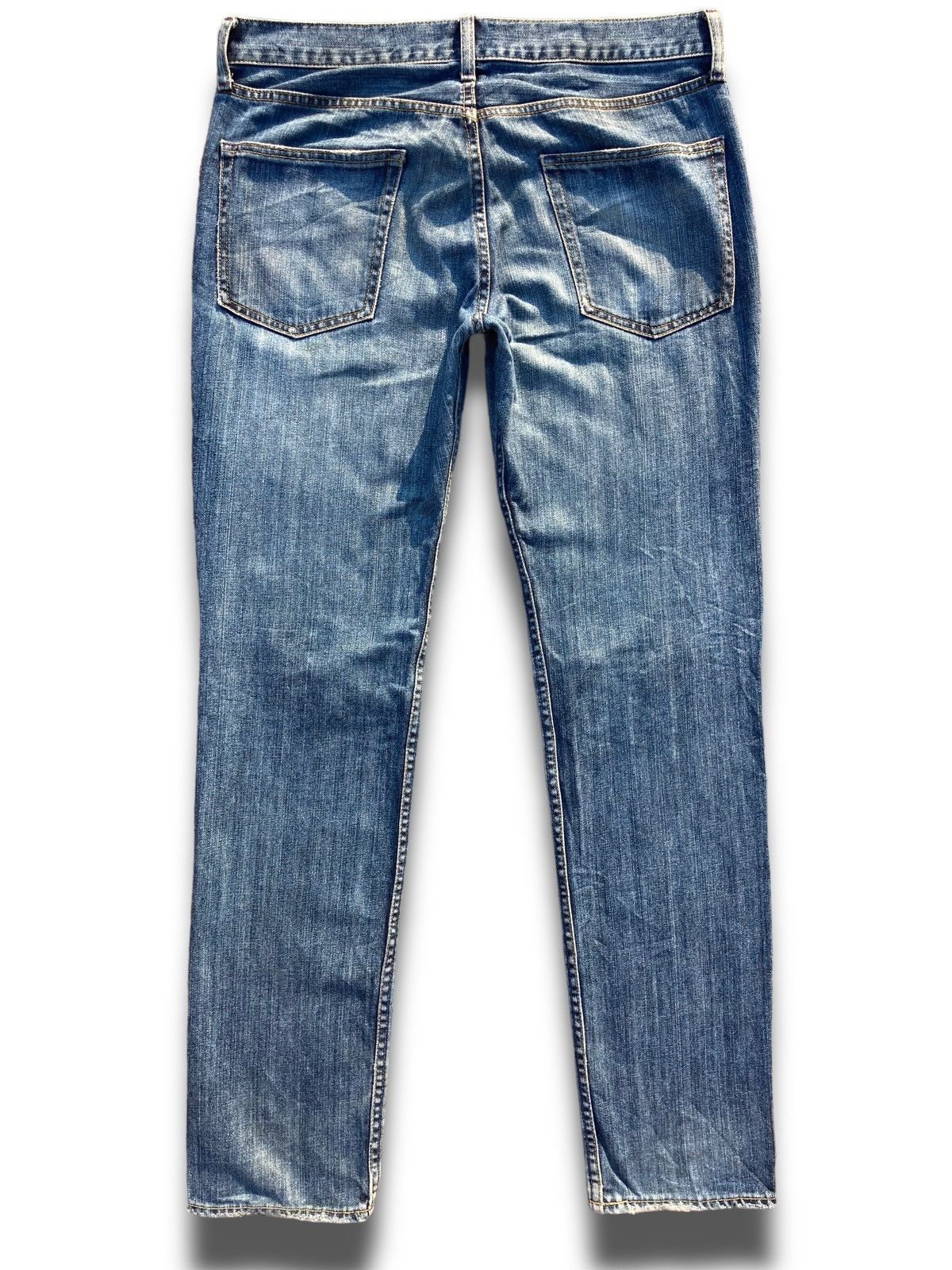 Takeo Kikuchi Vintage 90s Japanese Brand Takeo Kikuchi Kaihara Jeans Size US 33 - 2 Thumbnail