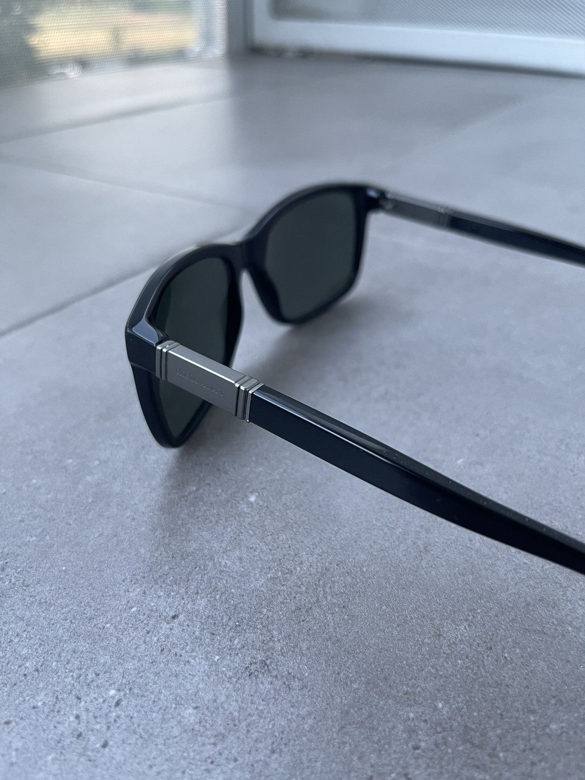 Armani × Emporio Armani × Giorgio Armani Giorgio Armani AR8016 5017/71 Black Silver Sunglasses Size ONE SIZE - 6 Thumbnail