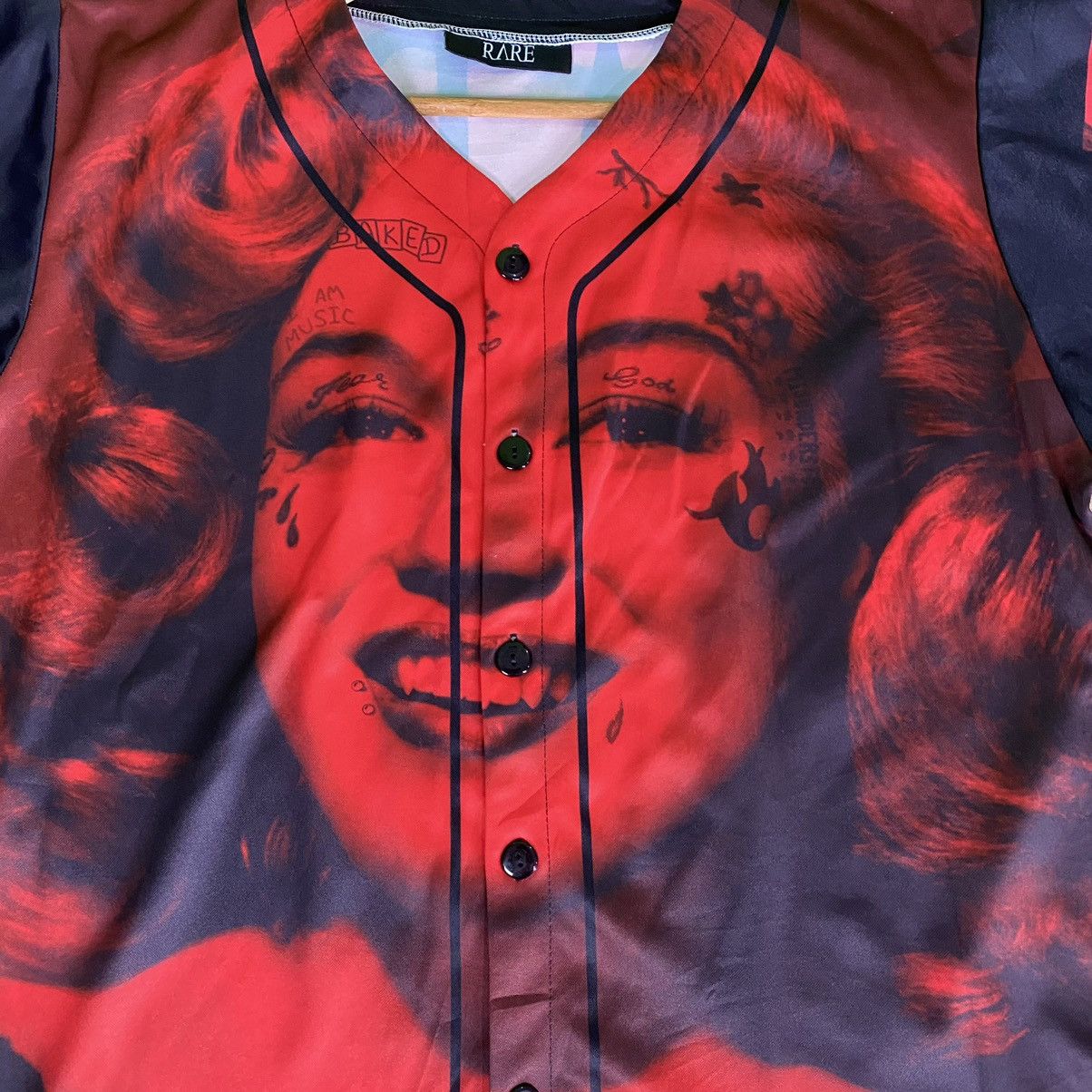 Designer Rare Short Sleeve Button Up Size US XL / EU 56 / 4 - 4 Thumbnail