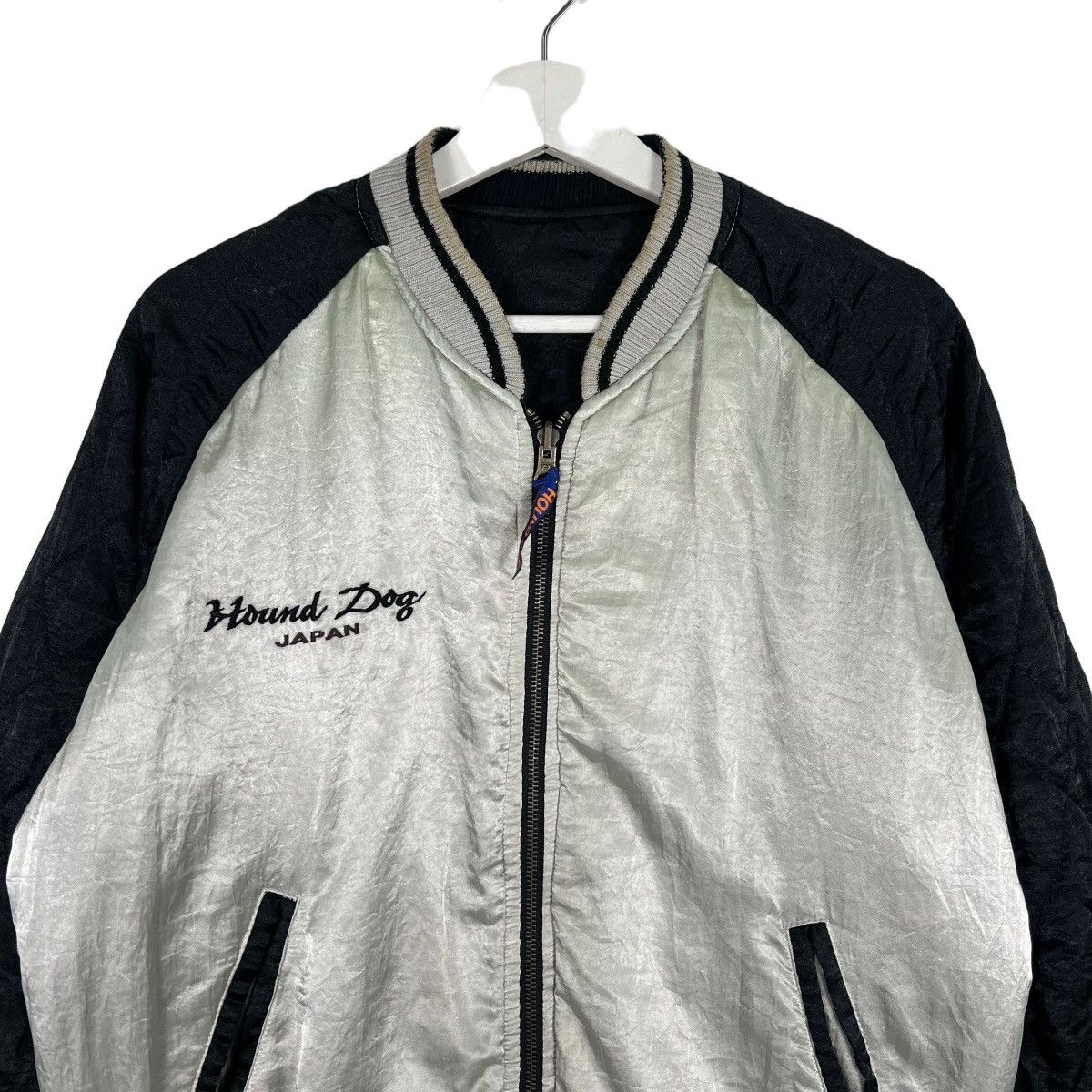 Japanese Brand 💥 PAZZOS REVERSIBLE EMBROIDERY SUKAJAN JACKET Size US L / EU 52-54 / 3 - 8 Thumbnail