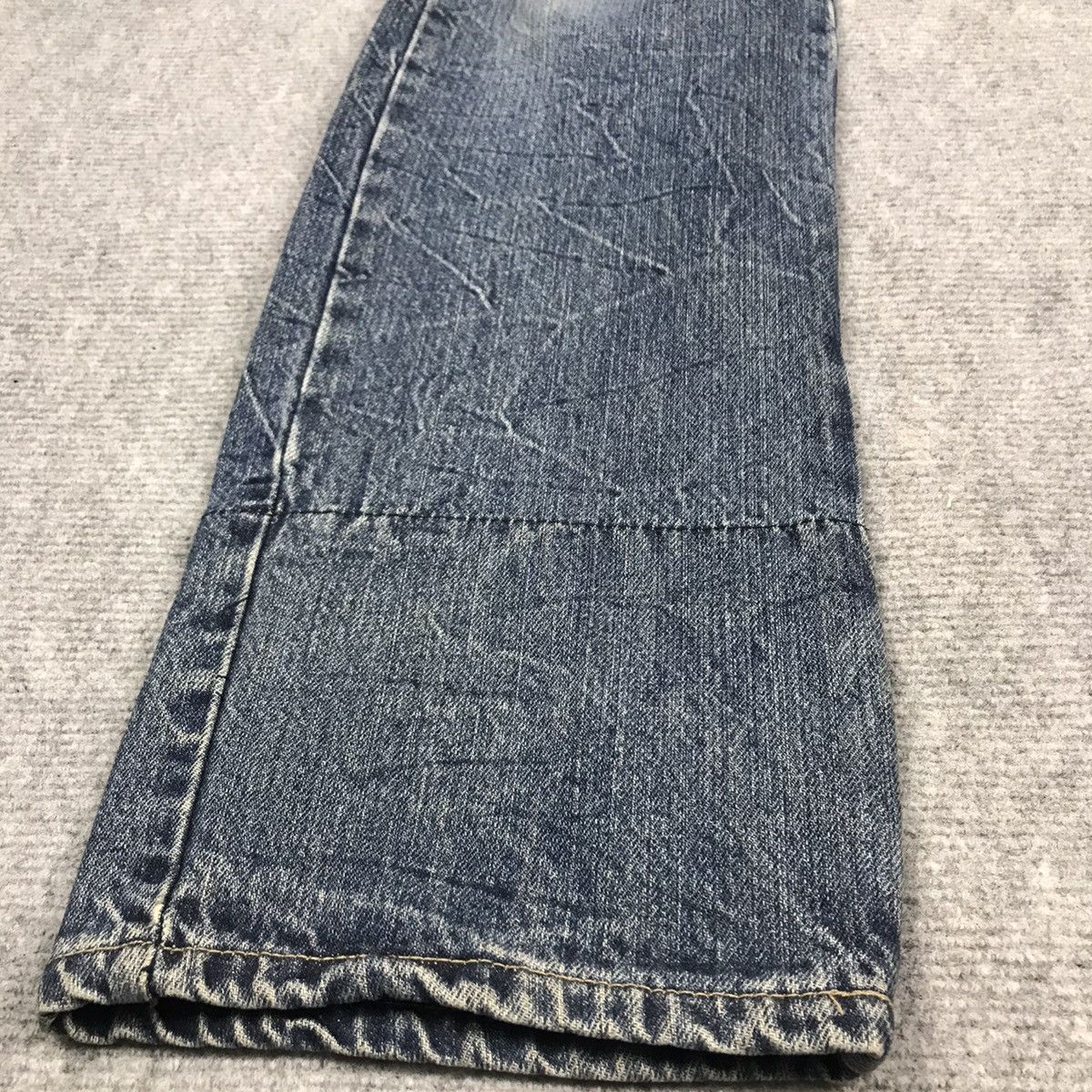 Japanese Brand DOUBLE WAIST DENIM JAPANESE STYLE DENIM PANTS Size US 31 - 4 Thumbnail