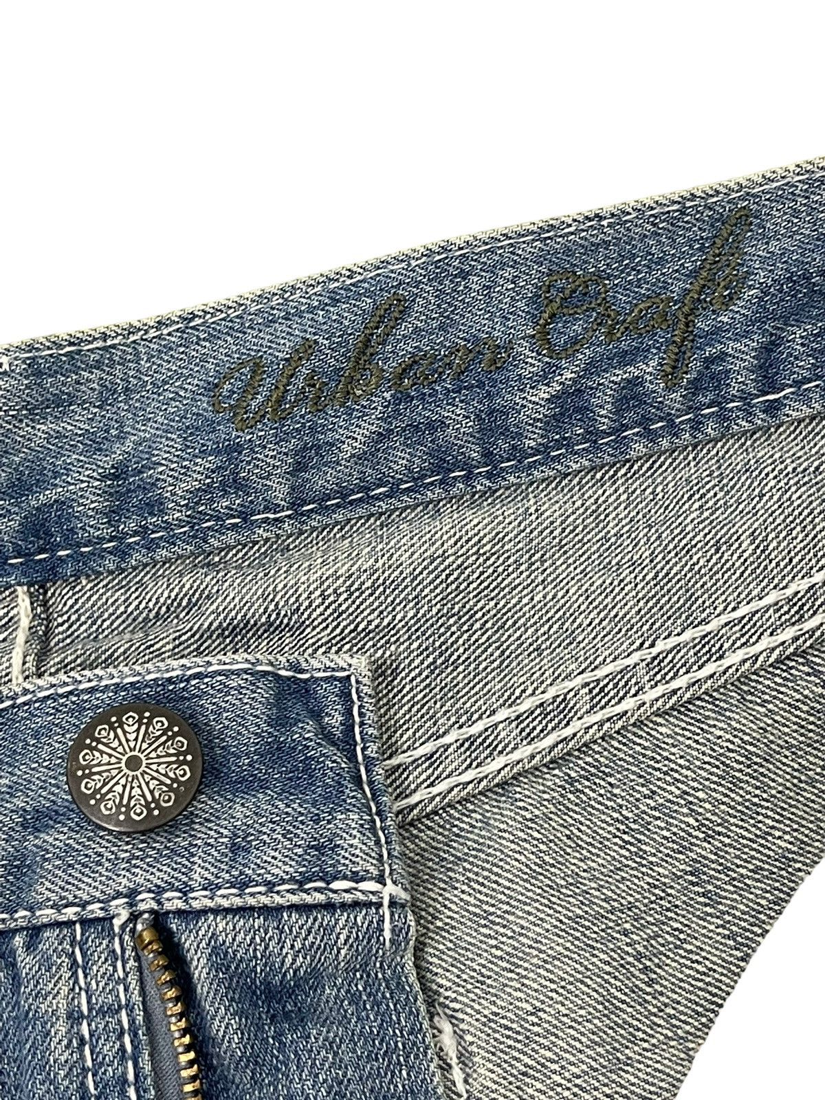 Japanese Brand Distress Jeans Urban Craft Honeycomb Painted Straight 5🟦8 Size US 32 / EU 48 - 11 Thumbnail