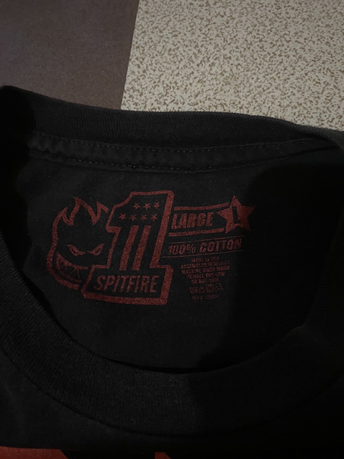 Spitfire Vintage Spitfire Big Logo T Shirt Size US L / EU 52-54 / 3 - 4 Thumbnail