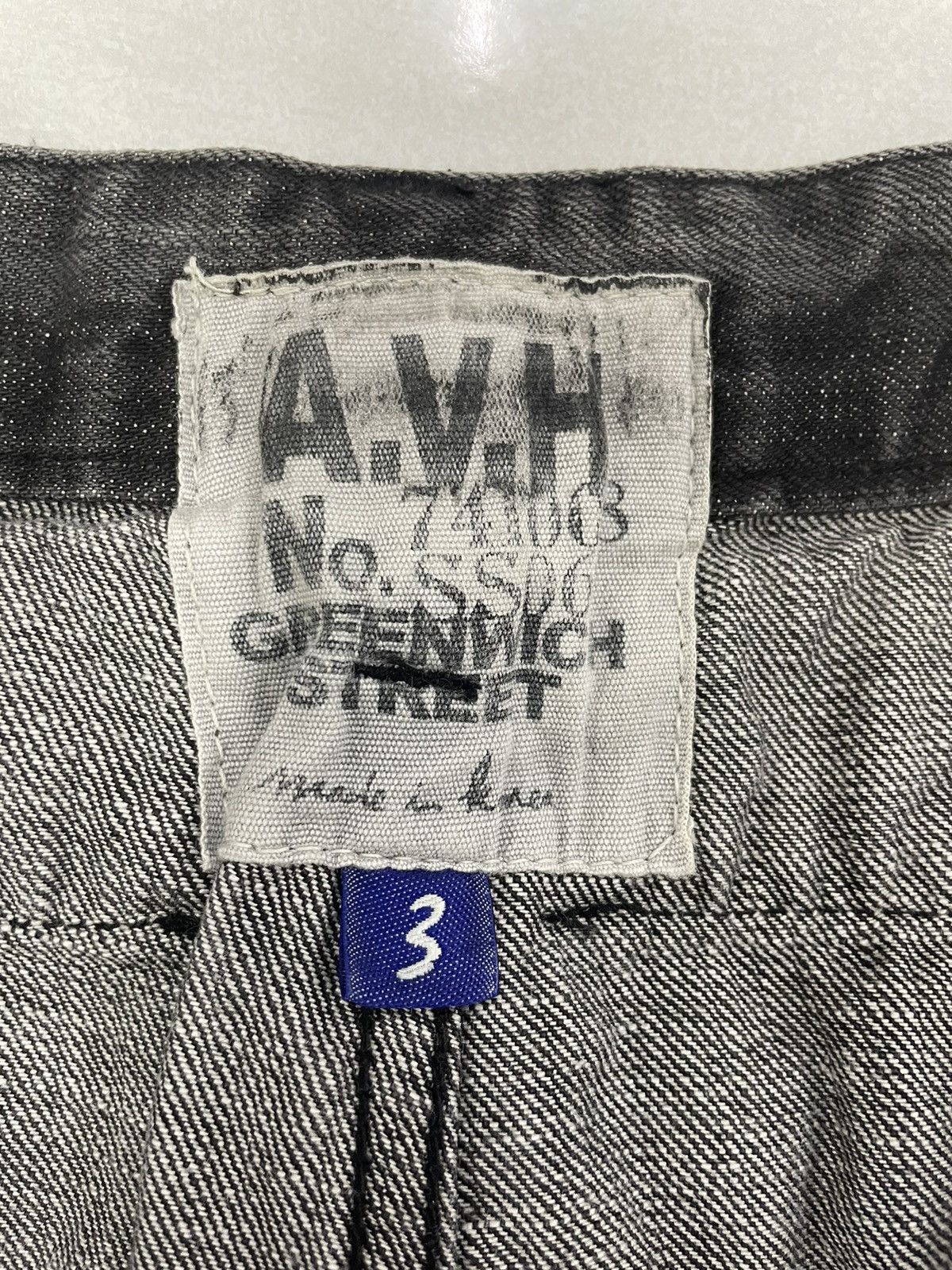 Japanese Brand × PPFM Vintage AVH Jeans Japan Double Waist Jeans Size US 36 / EU 52 - 8 Thumbnail
