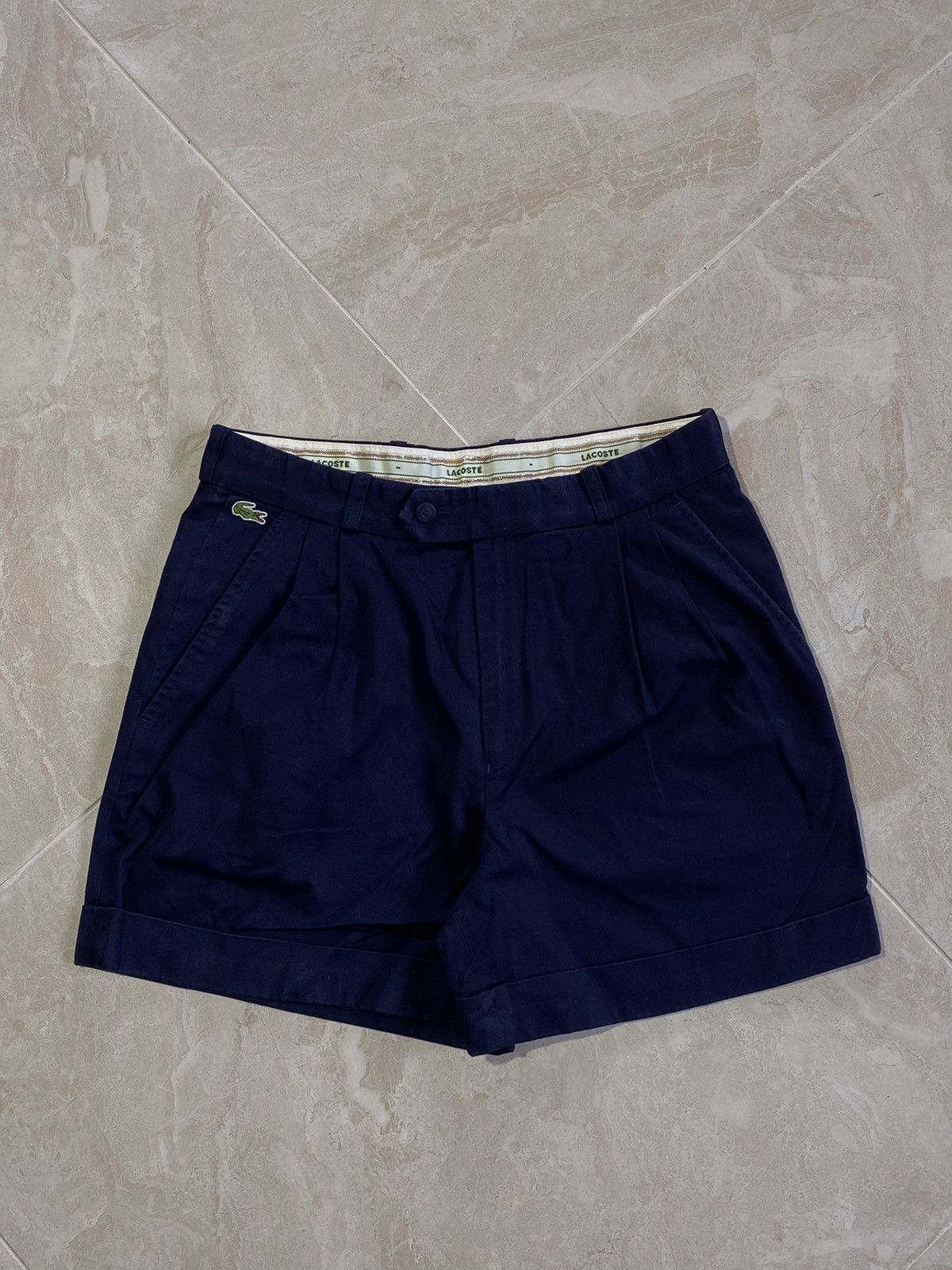 Lacoste Vintage 90s Lacoste streetwear shorts Size US 32 / EU 48 - 1 Thumbnail
