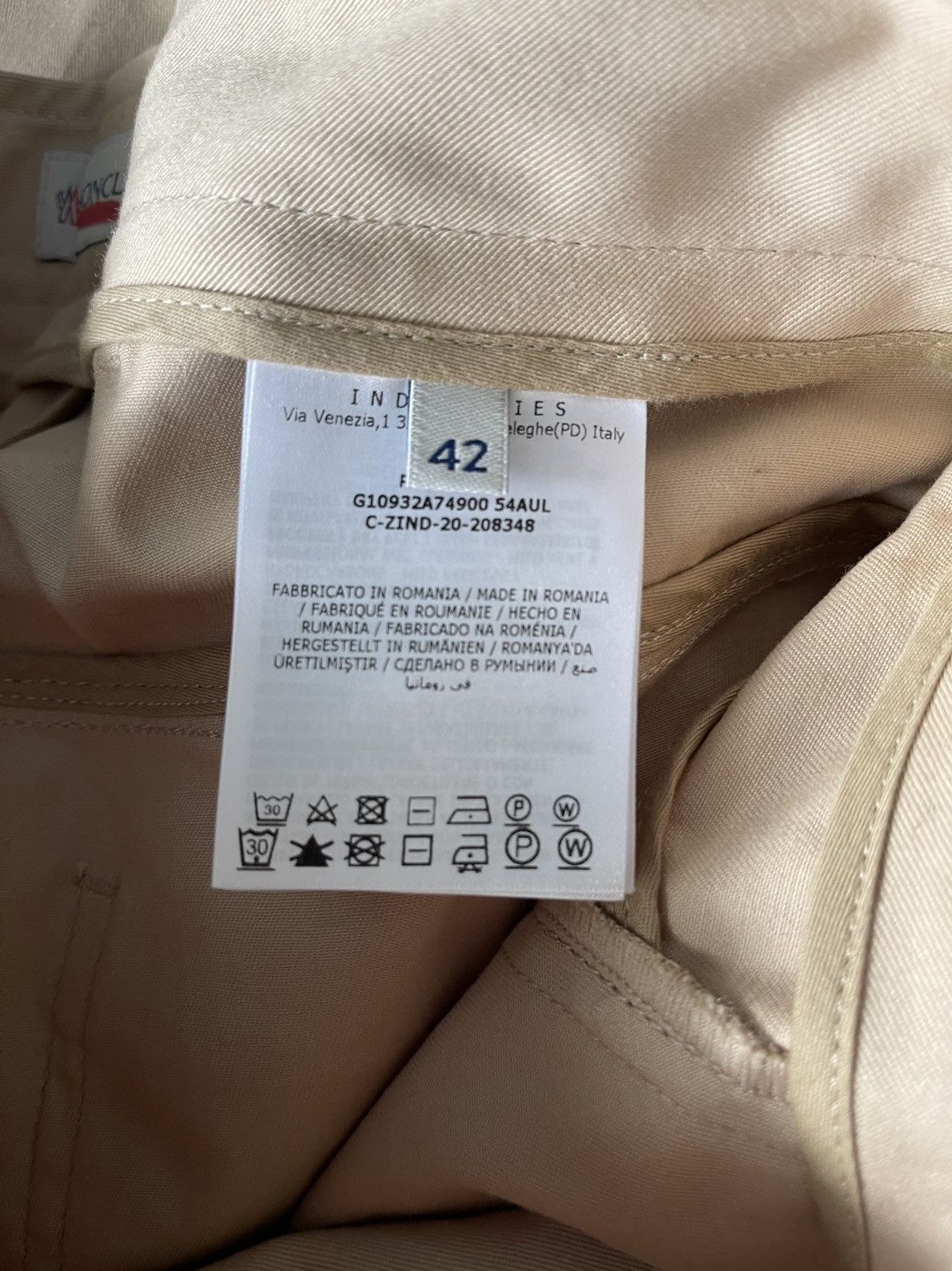 Moncler Moncler canvas avant garde culottes pants with patch Size 28" / US 6 / IT 42 - 14 Thumbnail