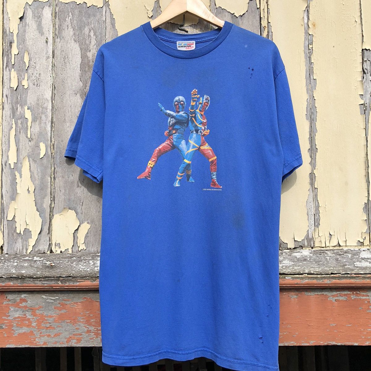 🔥Super Rare🔥 Vintage Sunfaded KIKAIDA BROTHERS Promo DVD Tee