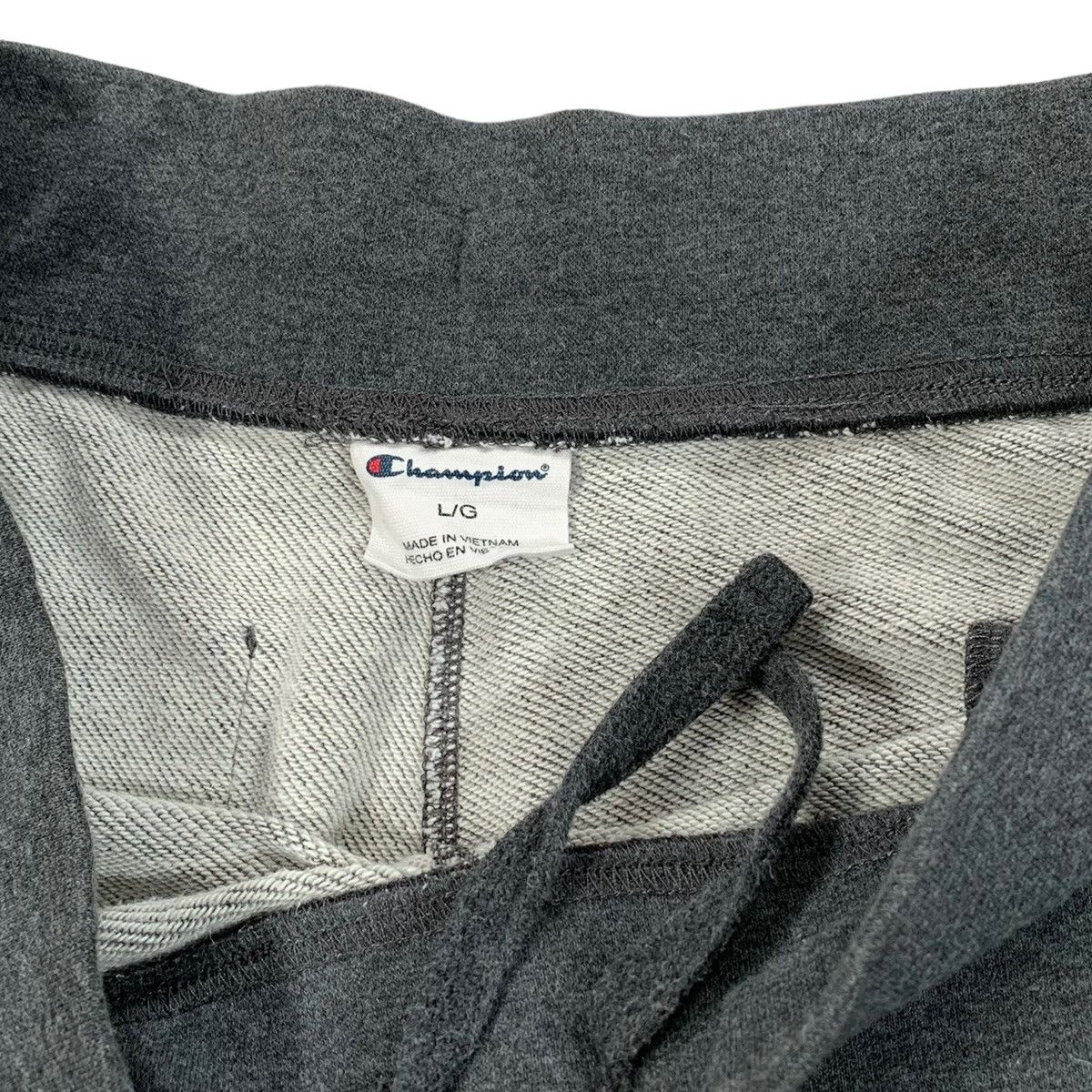 Champion Champion Men’s Dark Gray Script Logo Sweat Shorts Size US 34 / EU 50 - 4 Thumbnail