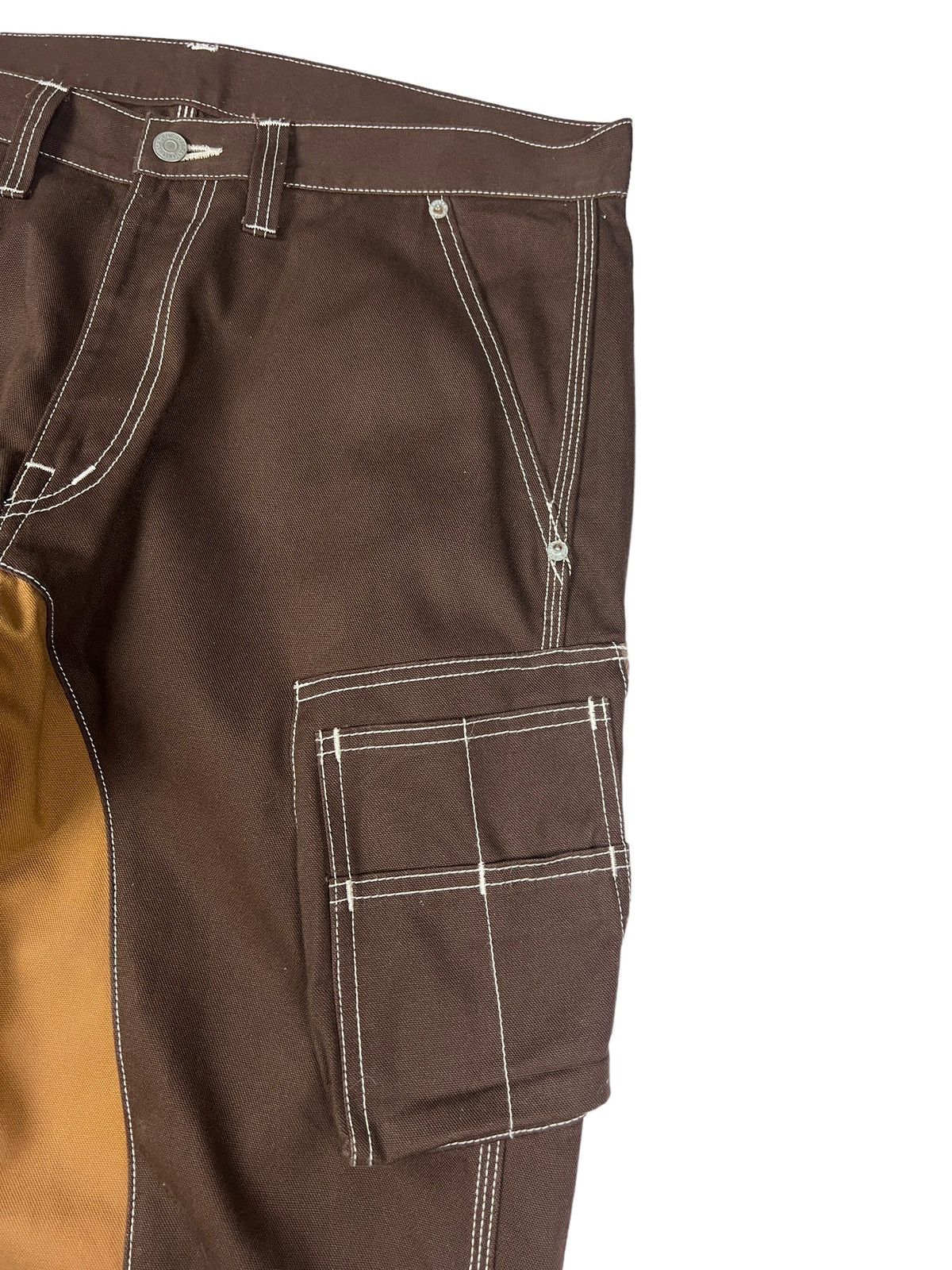 KOJIMA GENES Kojima Genes Two Tone Duck Canvas Carpenter Pants Size US 37 - 5 Thumbnail