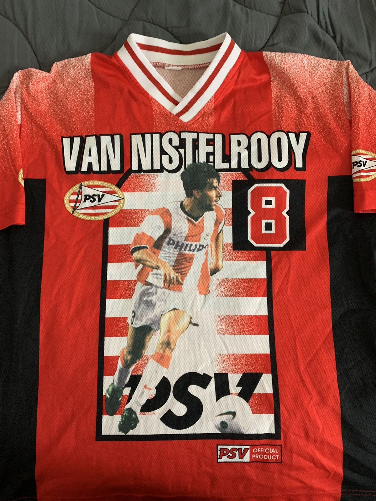 Maillot Manchester United Vintage Van Nistelrooy 2002-2003 - Taille L - Domicile Rouge - Neuf