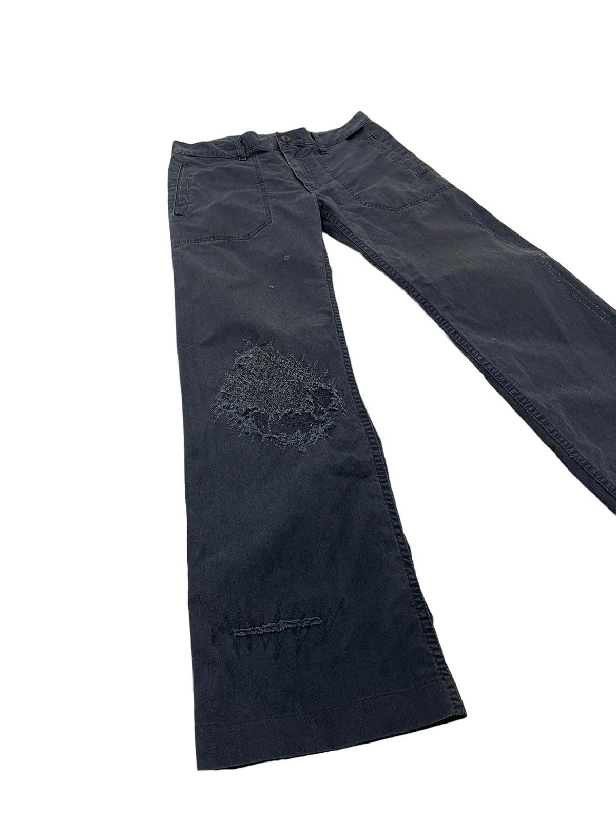 Hysteric Glamour 🎶Hysteric Fatique Pant Boro Low Rise 5🟦9 Size US 29 - 2 Thumbnail