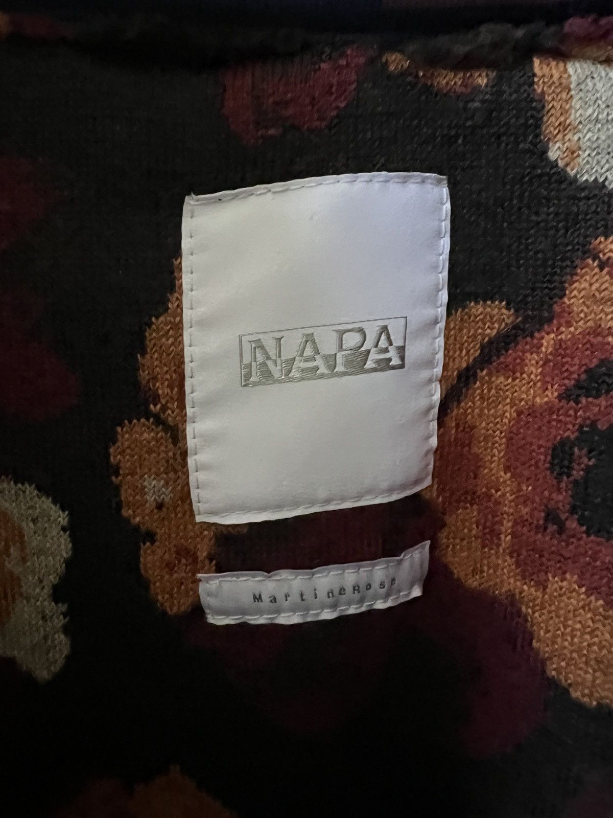 Martine Rose × Napapijri T-Emin Jacquard Floral Fleece Jacket Size US XL / EU 56 / 4 - 10 Thumbnail