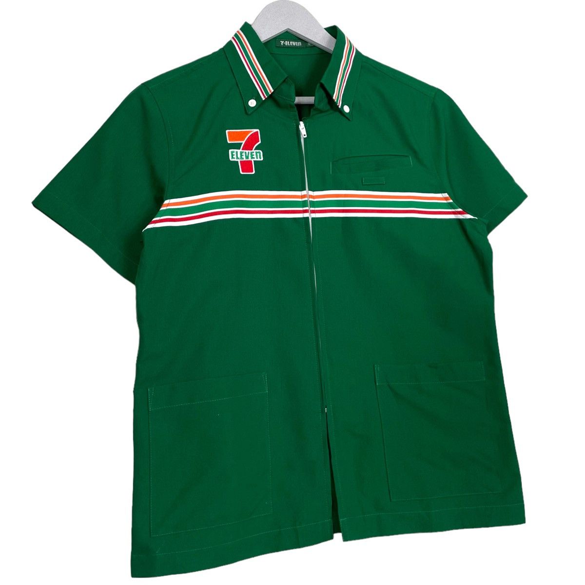 Japanese Brand 💥7ELEVEN JAPANESE WORKER SHIRT Size US M / EU 48-50 / 2 - 3 Thumbnail