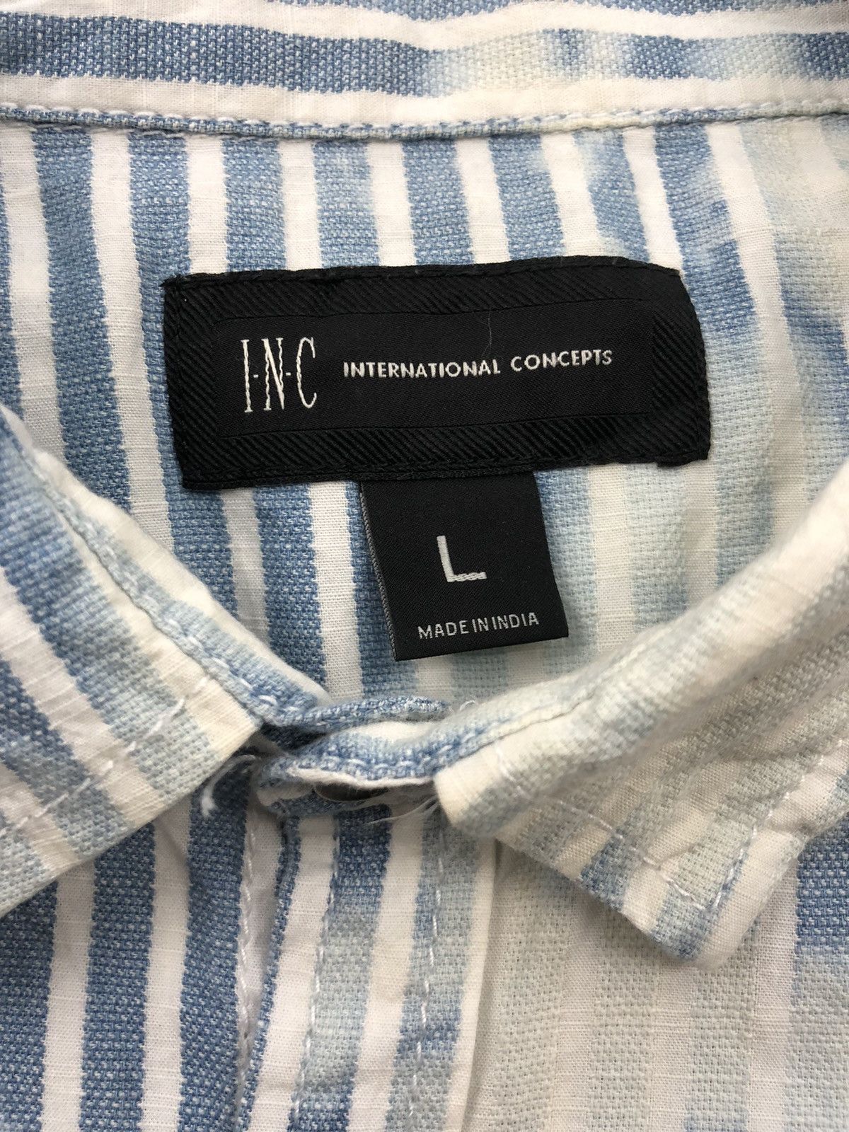 Le Grande Bleu (L.G.B.) I.N.C Concept Acid Wash Tie Dyed Button Up Shirt Size US L / EU 52-54 / 3 - 11 Thumbnail