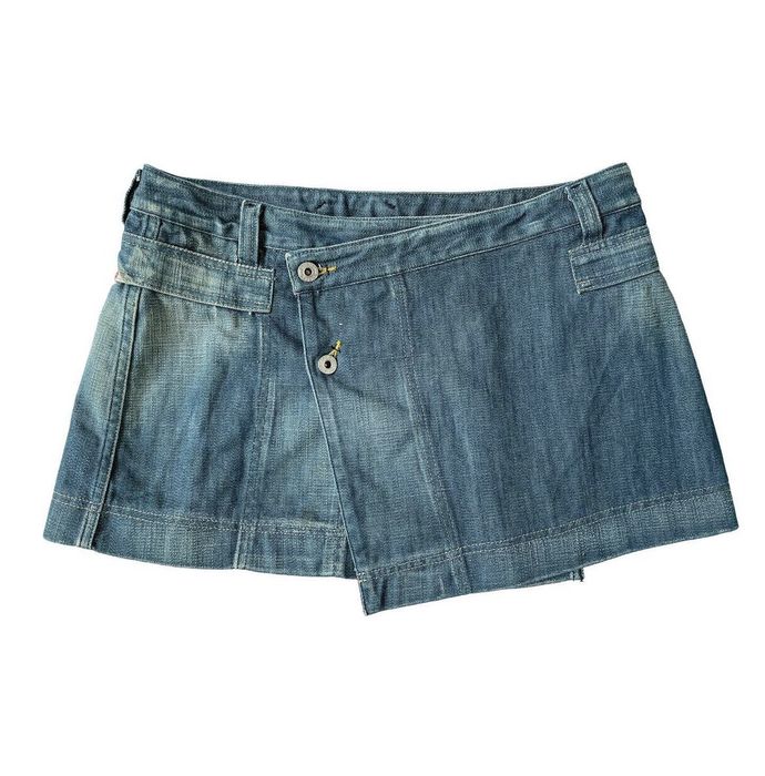 Diesel iconic Diesel wrap around denim mini skirt | Grailed