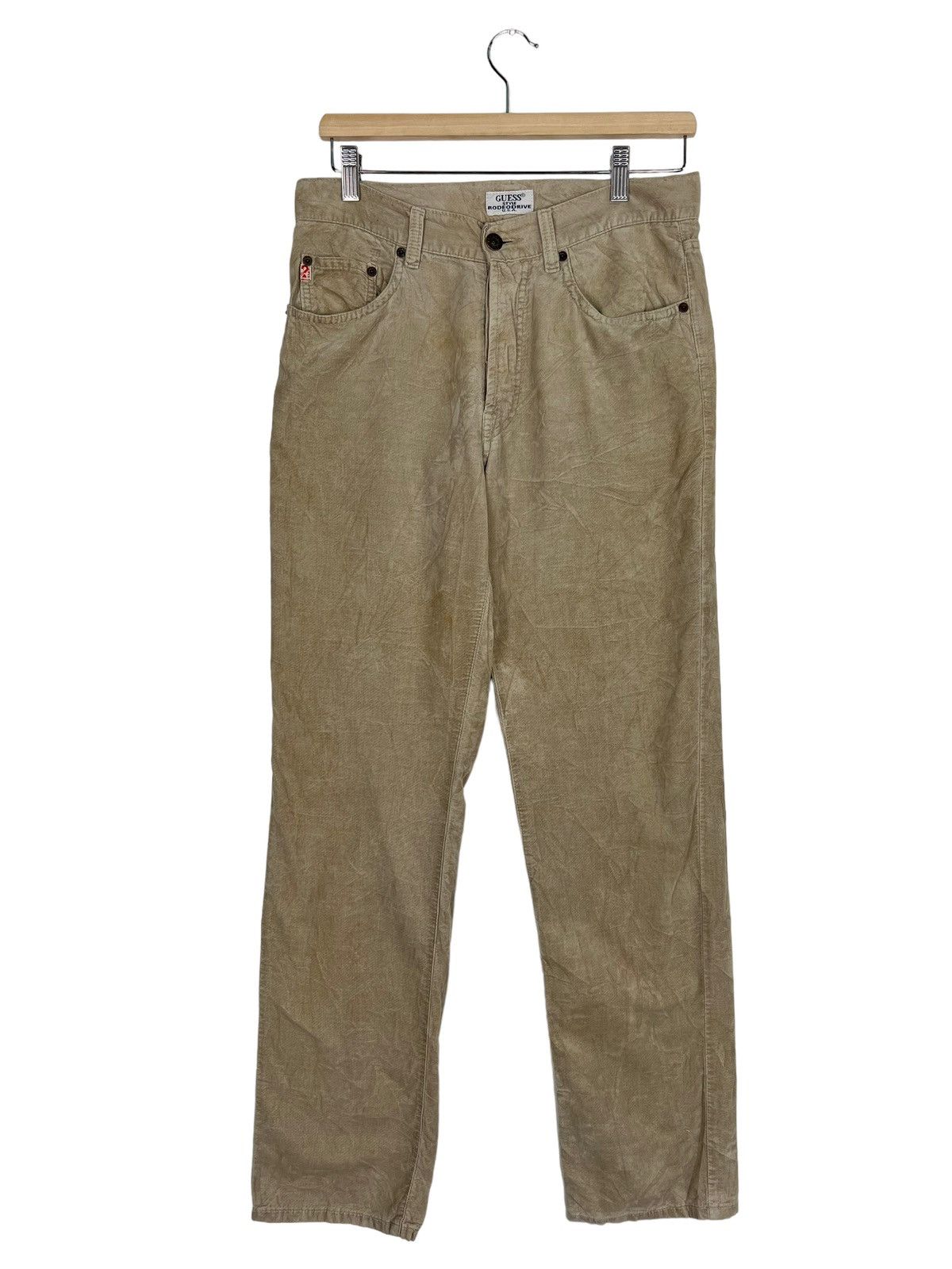Guess 🔥 GUESS RODEO DRIVE CORDUROY Size US 29 - 1 Thumbnail