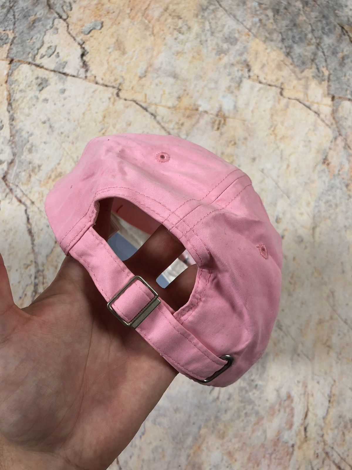 Nike × Vintage Nike vintage pink cap big logo Size ONE SIZE - 4 Thumbnail