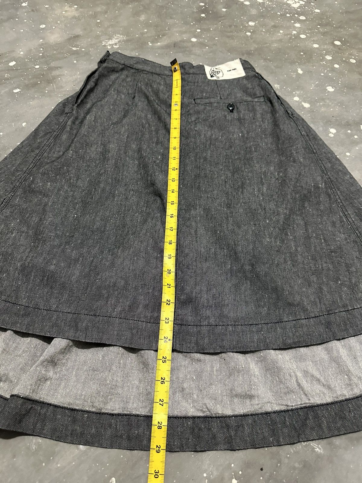 Ne-Net Ne net Issey Miyake Asymmetric Skirt Size 27" / US 4 / IT 40 - 12 Thumbnail