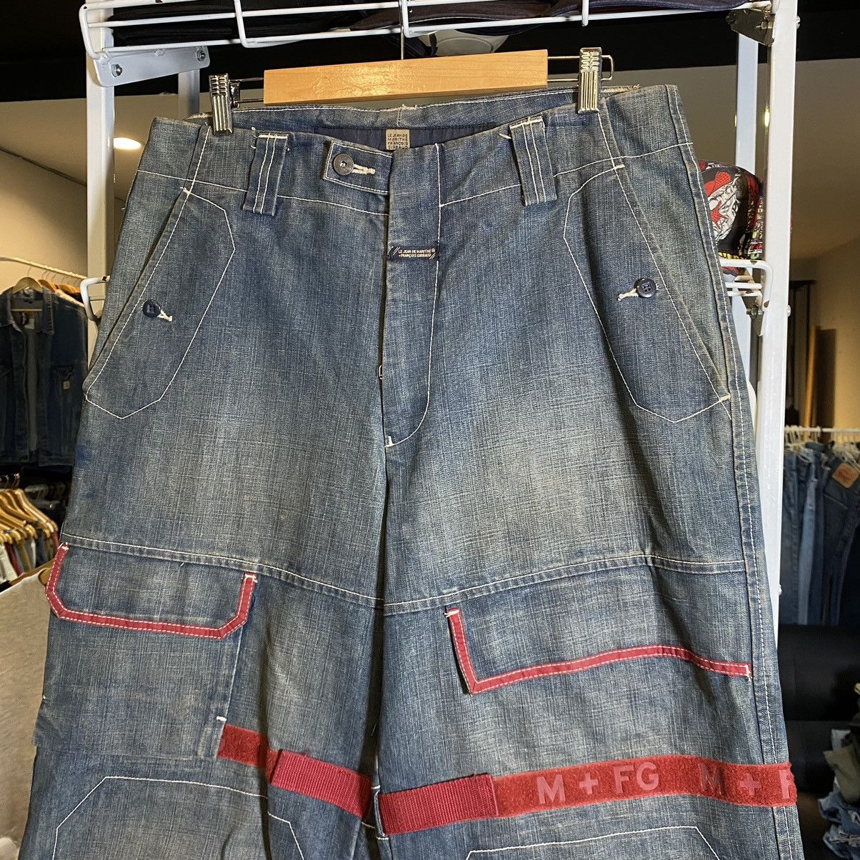 Marithe + Francois Girbaud Marithe Francois Girbaud Bondage Denim Pants Size US 34 / EU 50 - 10 Thumbnail