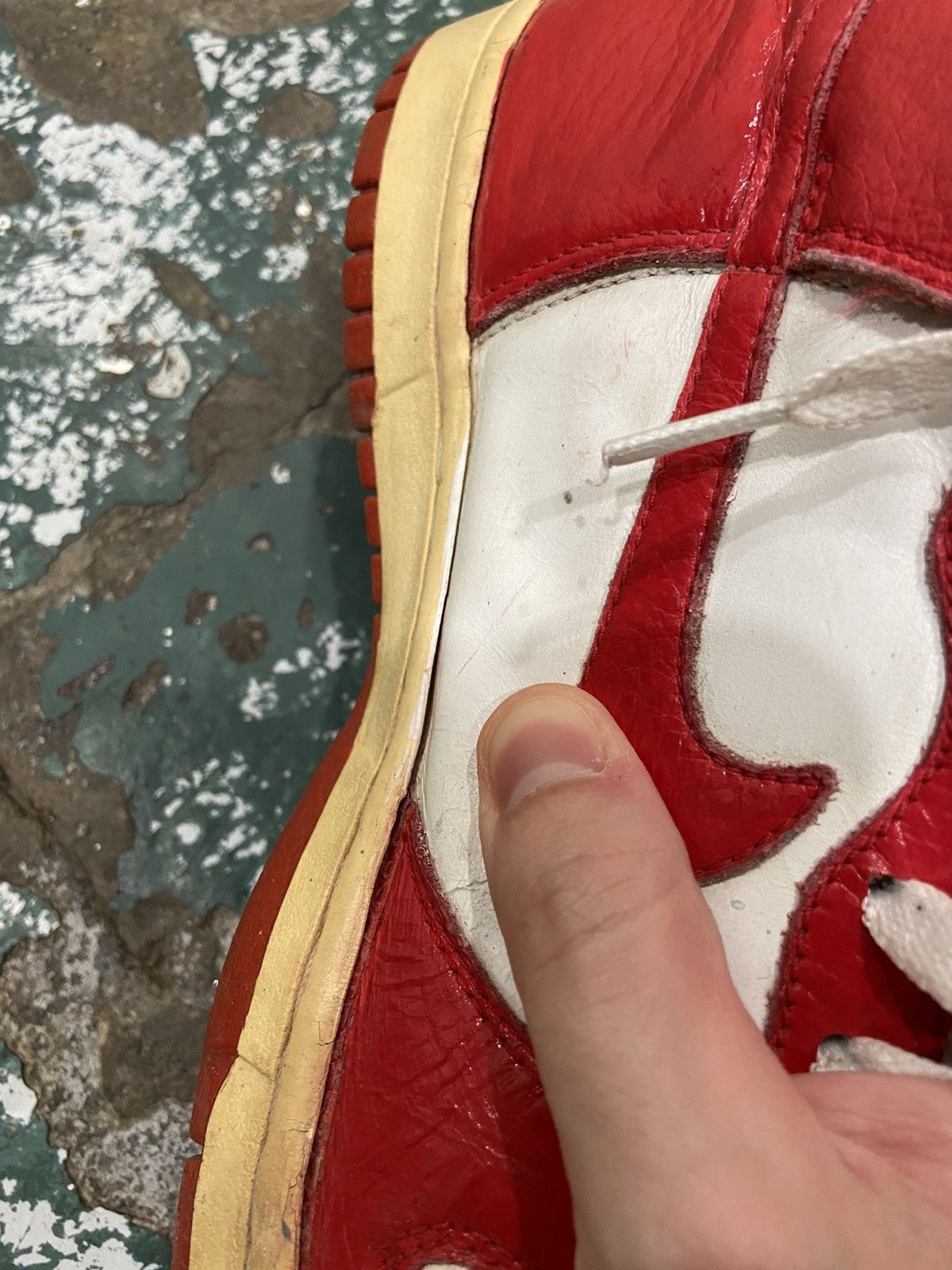 Nike Nike Dunks High Saint John Red Sneakers Size US 7 / EU 40 - 8 Thumbnail