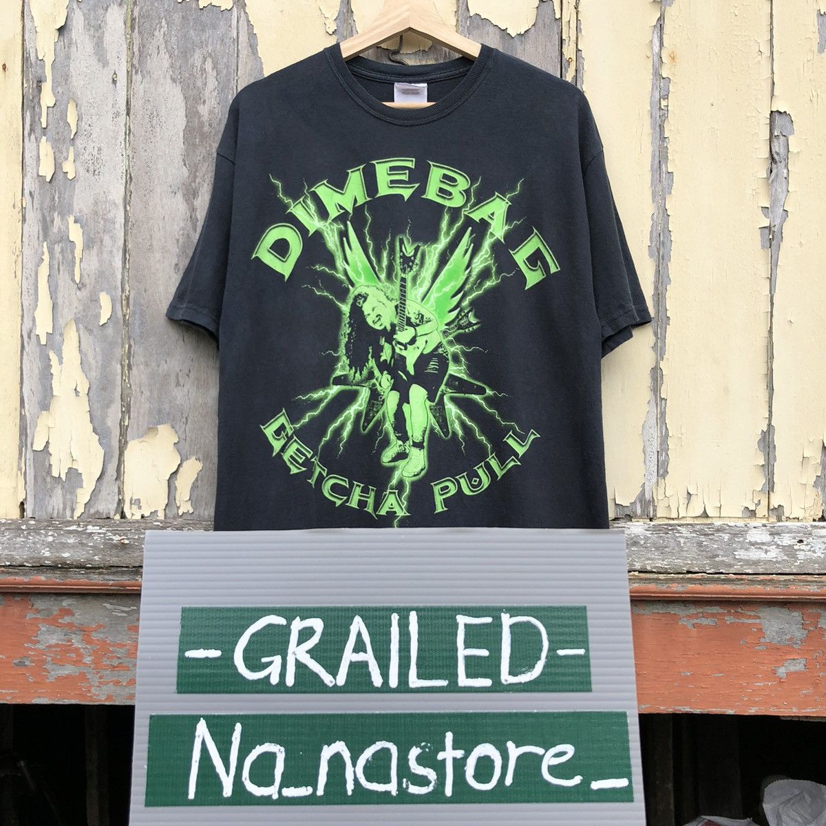 Band Tees Vintage y2k Sunfaded Pantera DIMEBAG GETCHA PULL Size US L / EU 52-54 / 3 - 2 Thumbnail