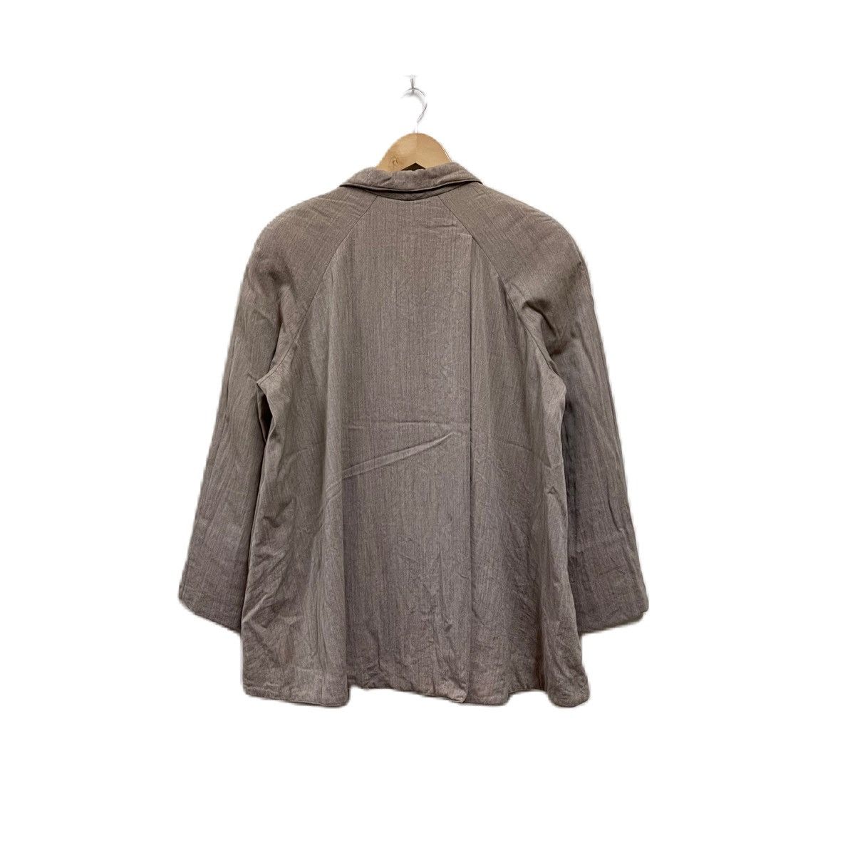 Hermes Vintage HERMES wool relaxed fit blazer jacket 80s Size XL / US 12-14 / IT 48-50 - 2 Thumbnail