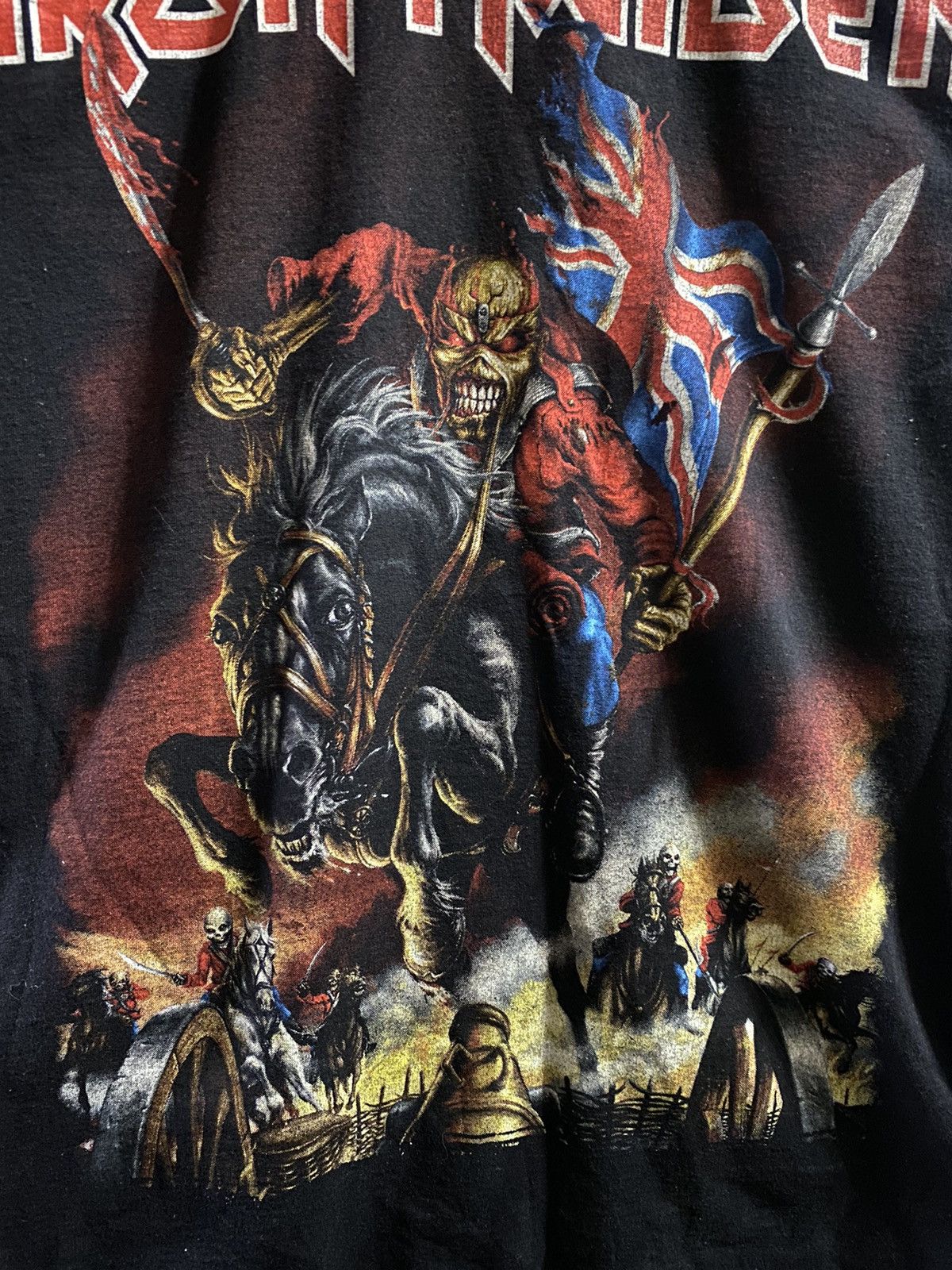 Band Tees T-Shirt Iron Maiden 2012 Tour England 2013 Rock Y2K Size US S / EU 44-46 / 1 - 5 Thumbnail
