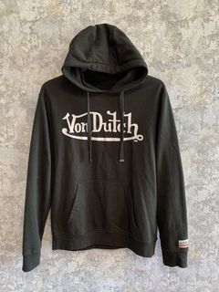 VON DUTCH Hoodie Black USA Logo