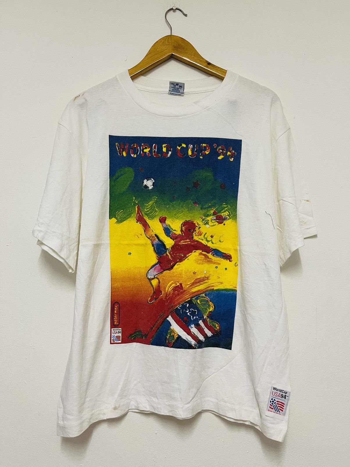 90s Vintage Peter Max Super Bowl Tshirt
