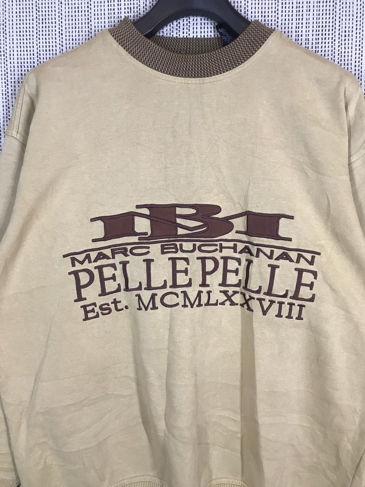 Marc Buchanan × Pelle Pelle ‼️VINTAGE PELLE PELLE X MARC BUCHANAN SWEATSHIRT Size US L / EU 52-54 / 3 - 2 Thumbnail