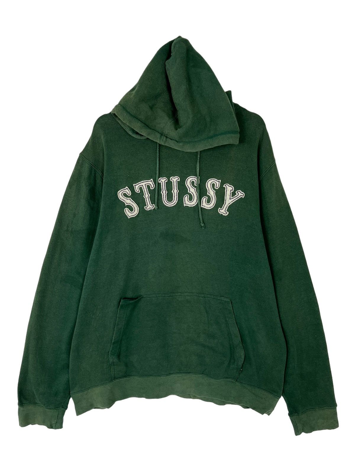 Stussy 🔥 1990s STUSSY SPELL OUT BIG LOGO HOODIES JUMPER Size US M / EU 48-50 / 2 - 5 Thumbnail