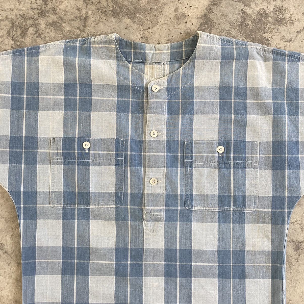 Hai Sporting Gear VTG Hai Sporting Miyake Studio Checker Half Button Shirt Size US M / EU 48-50 / 2 - 9 Thumbnail