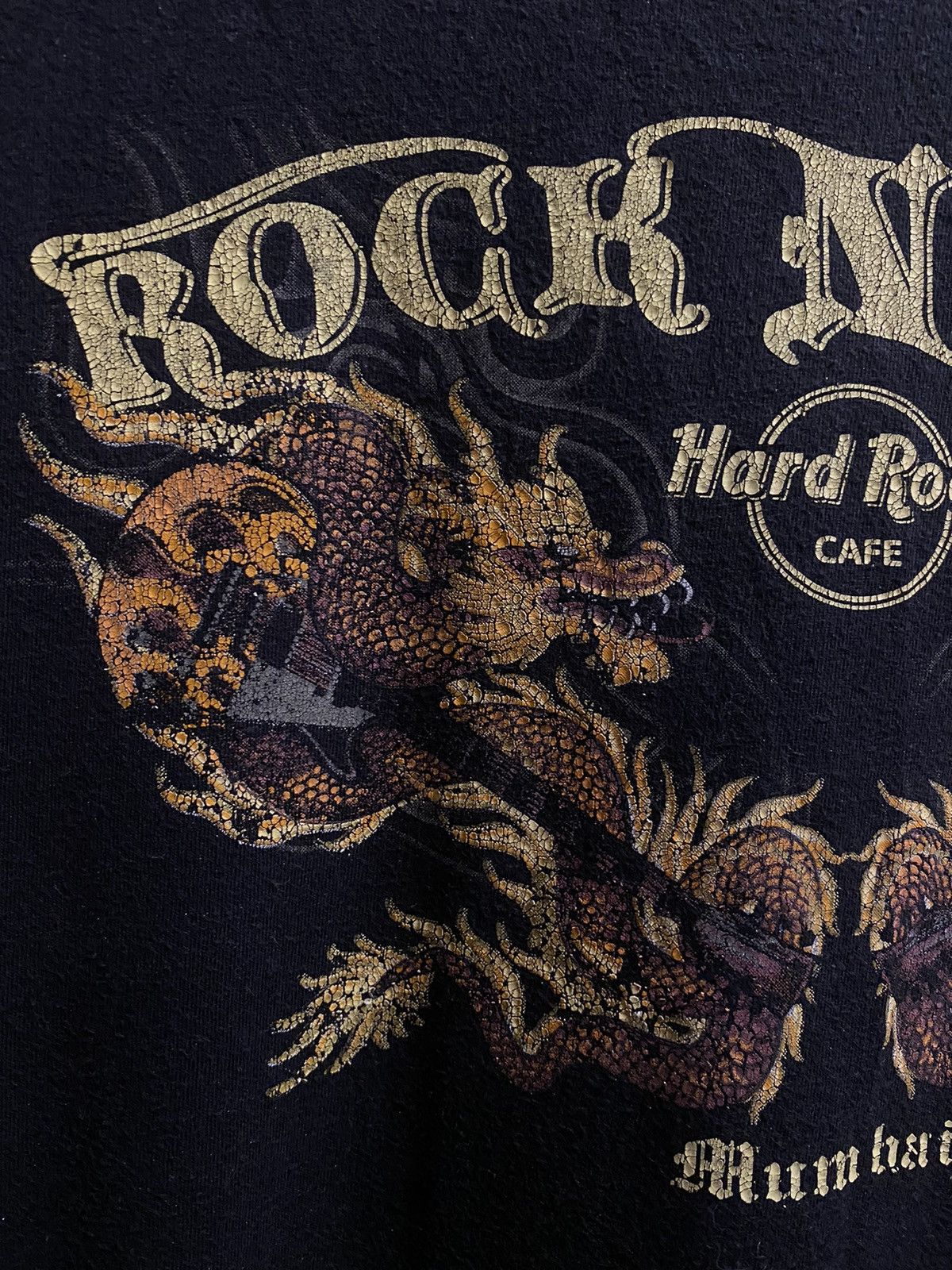 Hard Rock Cafe × Japanese Brand × Vintage Rare Vintage T-Shirt Hard Rock Cafe Dragons Mumbai. Size US L / EU 52-54 / 3 - 2 Thumbnail