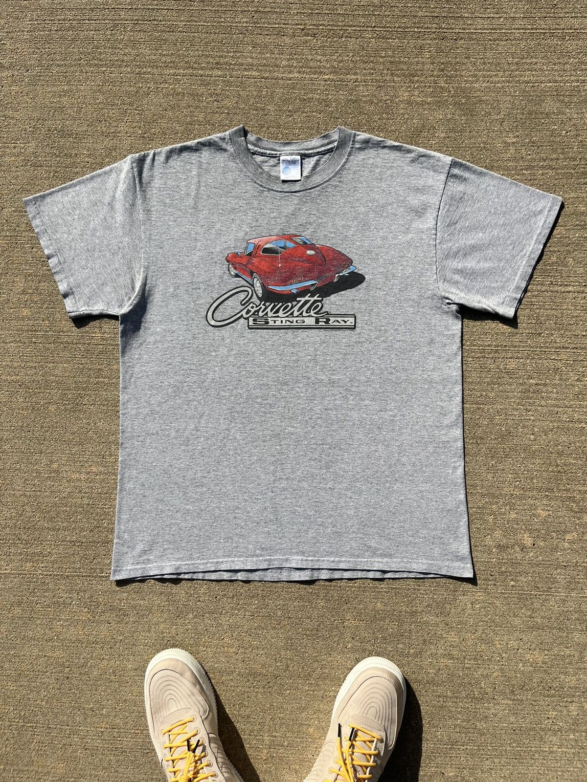 Band Tees × Chevrolet × Vintage VINTAGE Y2K CORVETTE “STING RAY” T-SHIRT Size US L / EU 52-54 / 3 - 1 Thumbnail