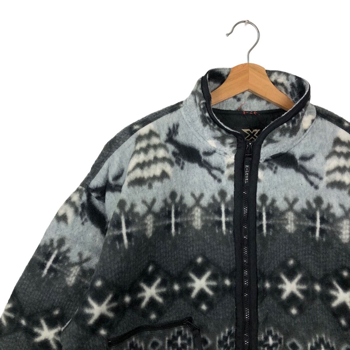 Japanese Brand VINTAGE FLEECE JACKET POP ART OVERPRINT Size US M / EU 48-50 / 2 - 6 Thumbnail