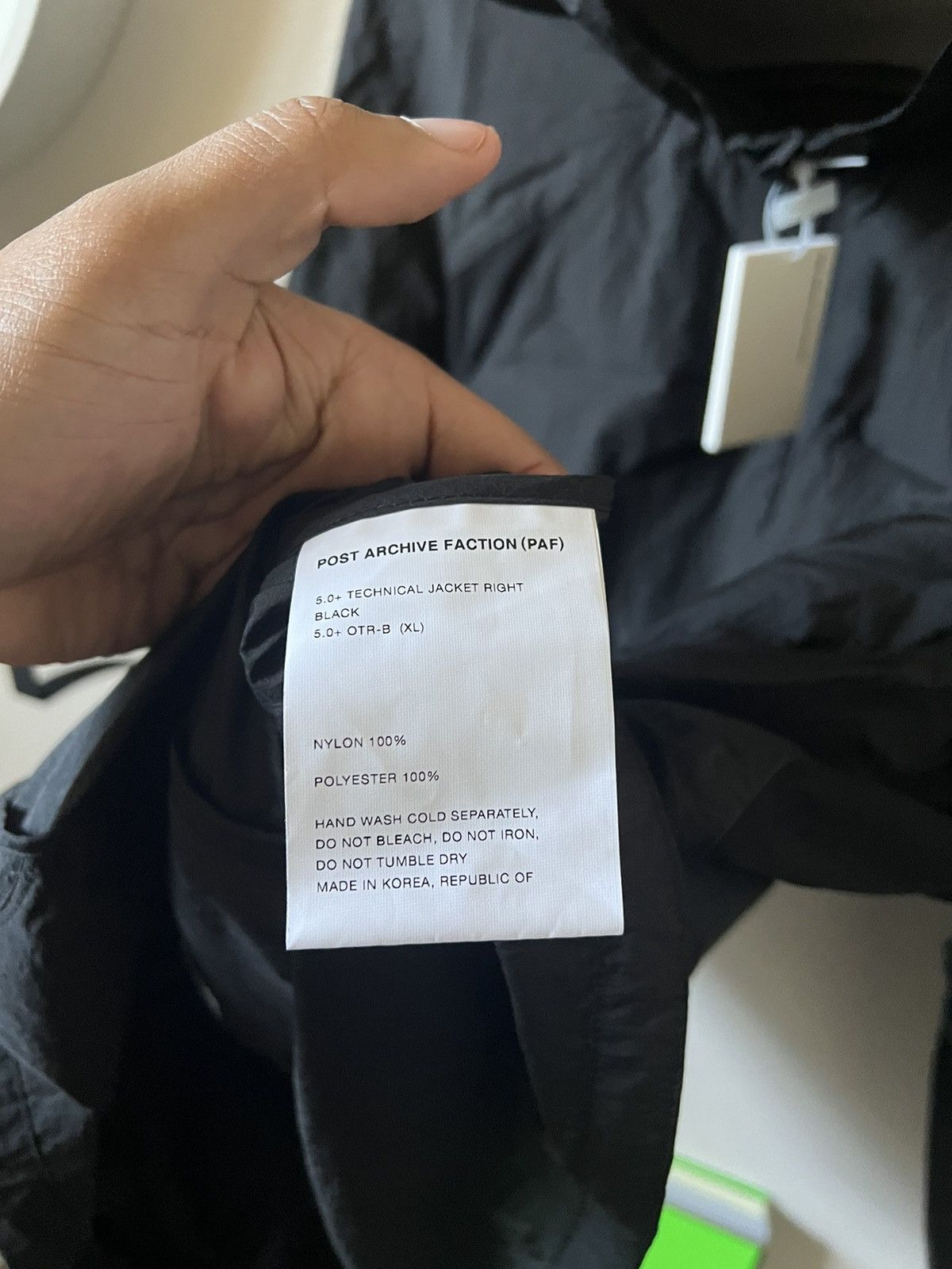 POST ARCHIVE FACTION (PAF) POST ARCHIVE FACTION (PAF) 5.0 Technical Jacket Right Size US XL / EU 56 / 4 - 9 Thumbnail