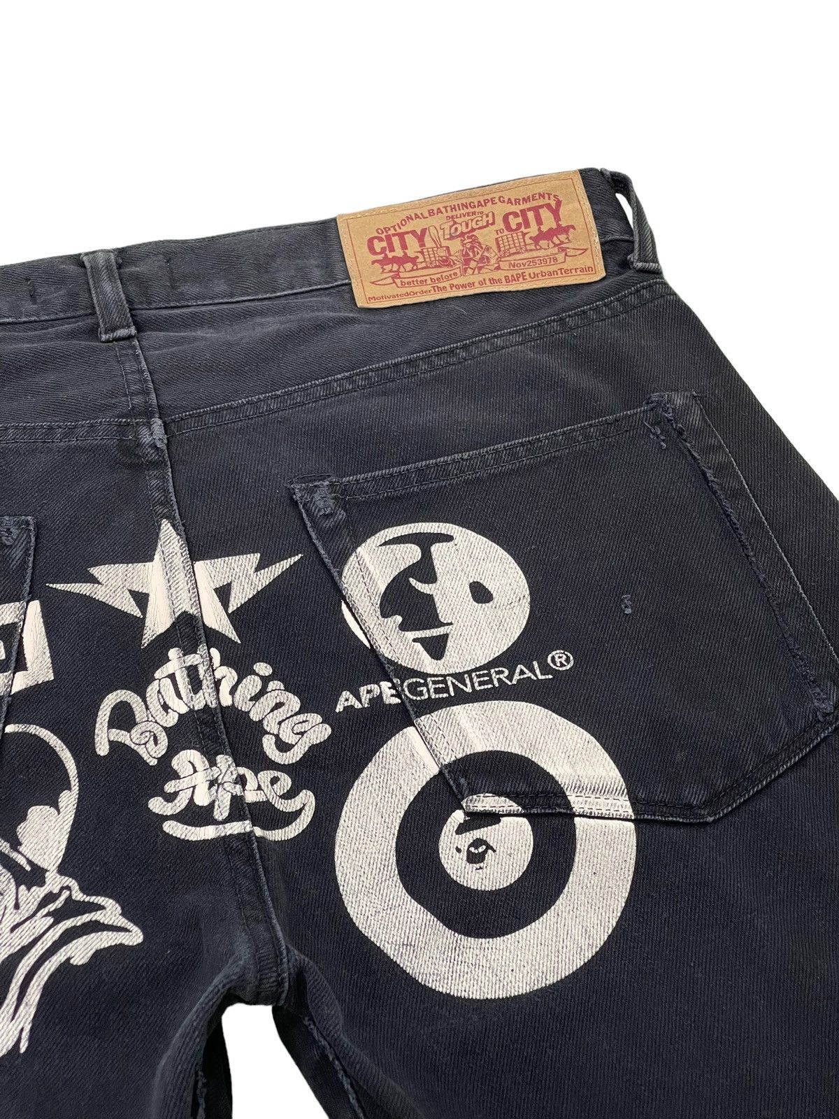 Bape Multi Logo Denim Size US 34 / EU 50 - 11 Thumbnail