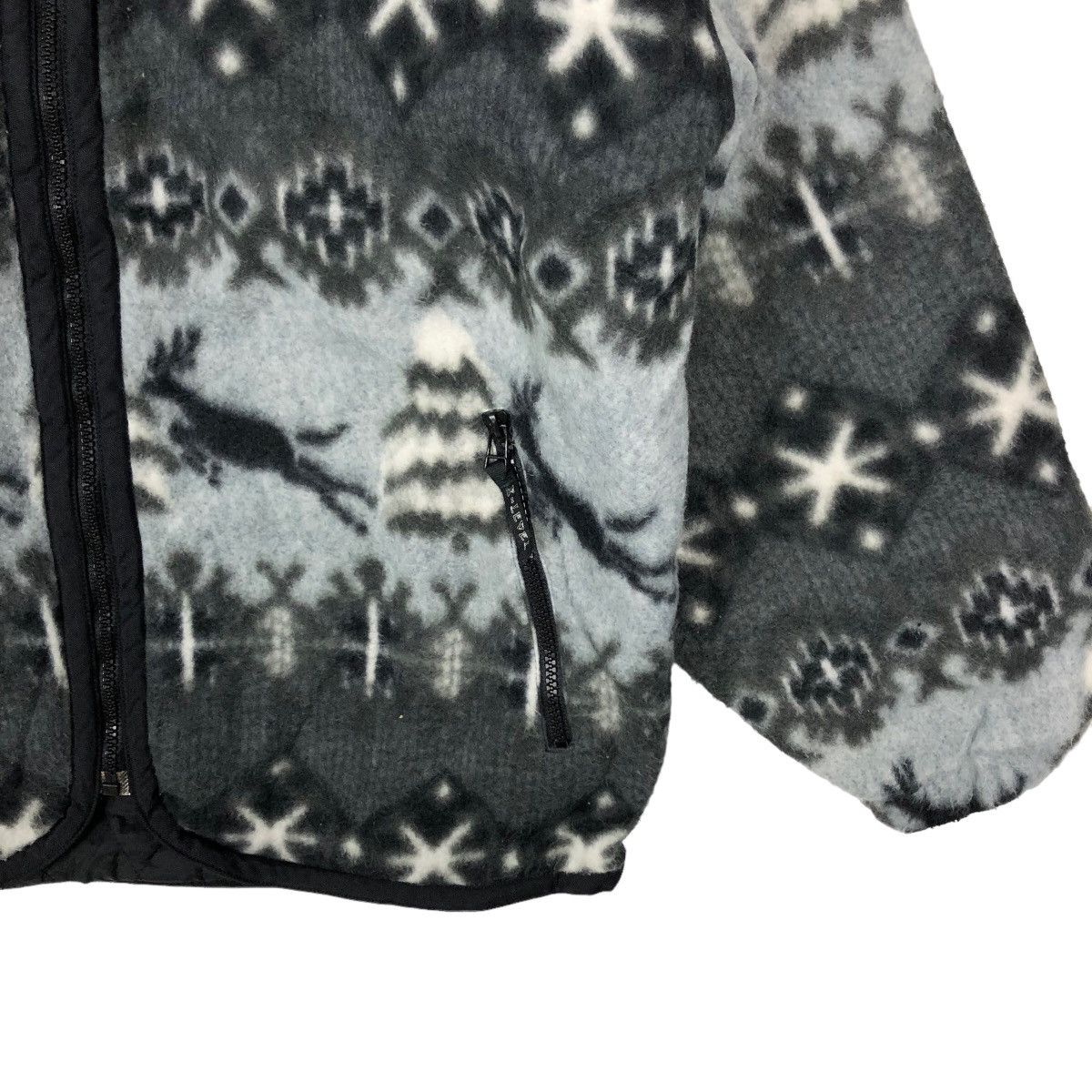 Japanese Brand VINTAGE FLEECE JACKET POP ART OVERPRINT Size US M / EU 48-50 / 2 - 4 Thumbnail