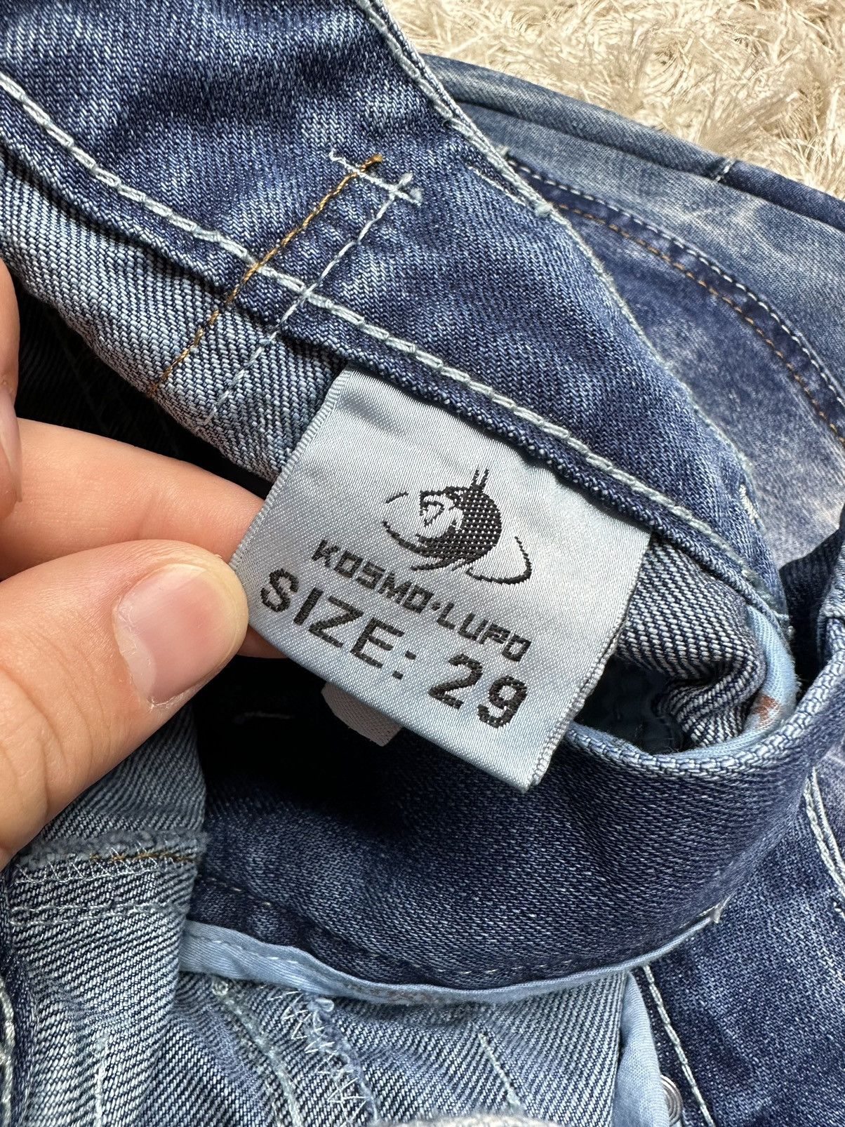 Denime Street Wear Vintage Jeans K&M Kosmo Lupo Size US 29 - 14 Thumbnail