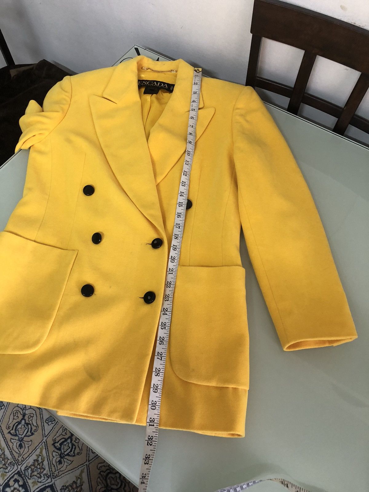 Escada Escada by Margaretha Ley Double Breasted Blazer Size XS / US 0-2 / IT 36-38 - 23 Thumbnail