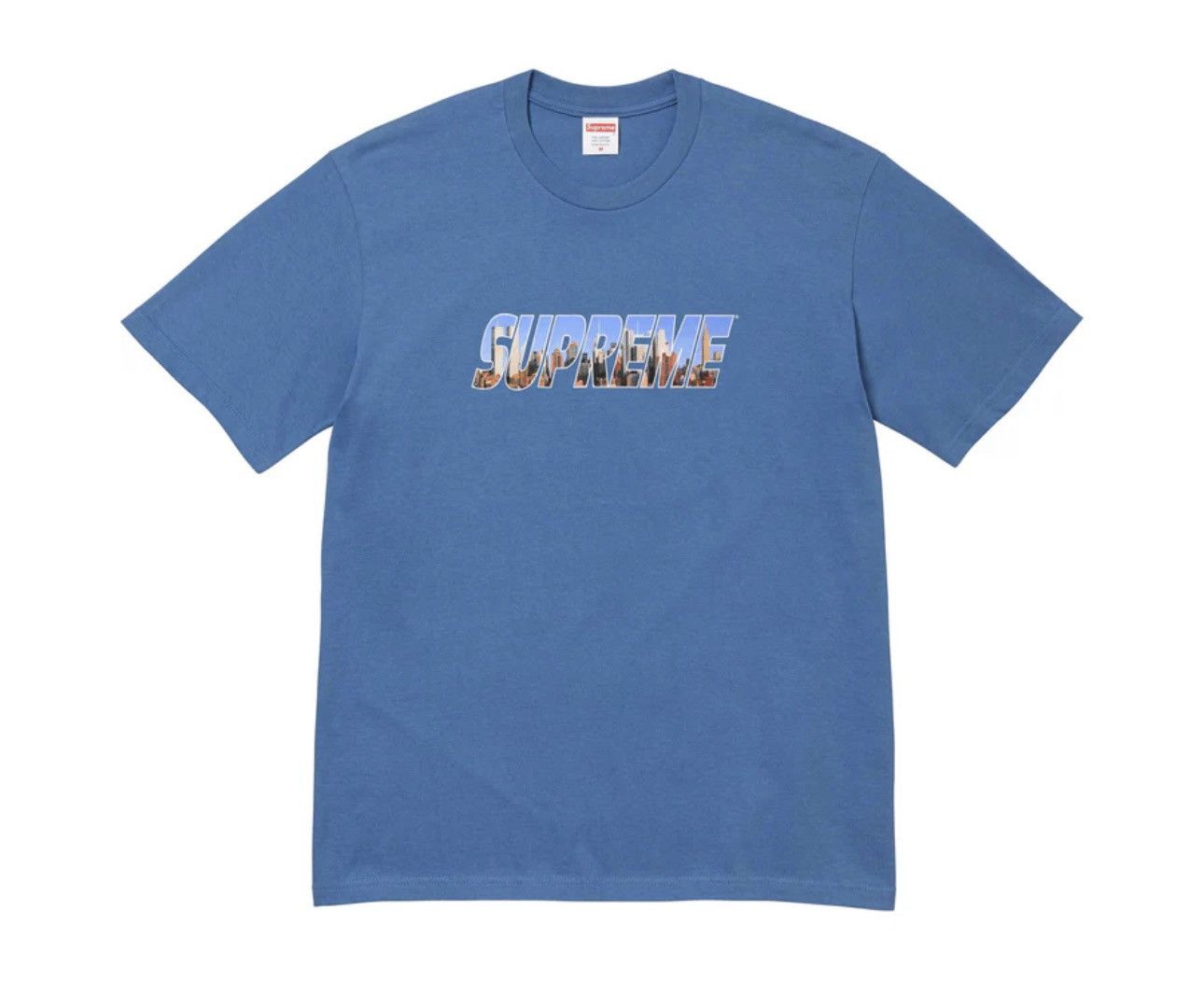 image of Supreme Gotham Tee in Blue, Men's (Size 2XL)