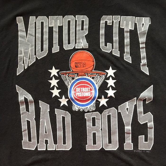 Vintage 80s Detroit Pistons Motor City Bad Boys T Shirt Grailed