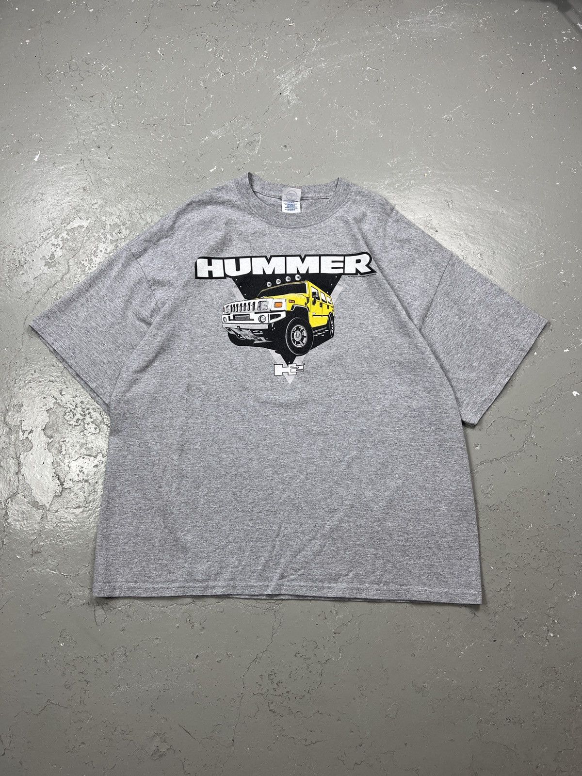 Vintage Hummer H2 Shirt Grey Yellow Size 2XL Size US XXL / EU 58 / 5 - 1 Thumbnail