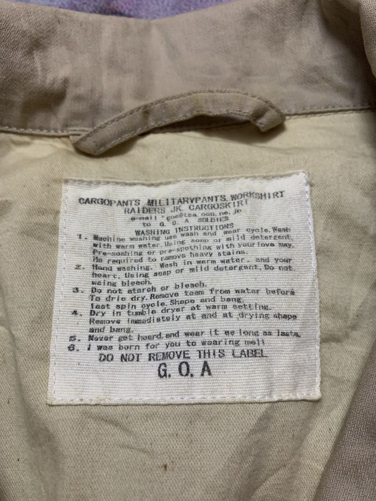 GOA Japanese Brand G.O.A Apocalypse Steampunk Cargo Jacket Size US S / EU 44-46 / 1 - 11 Thumbnail