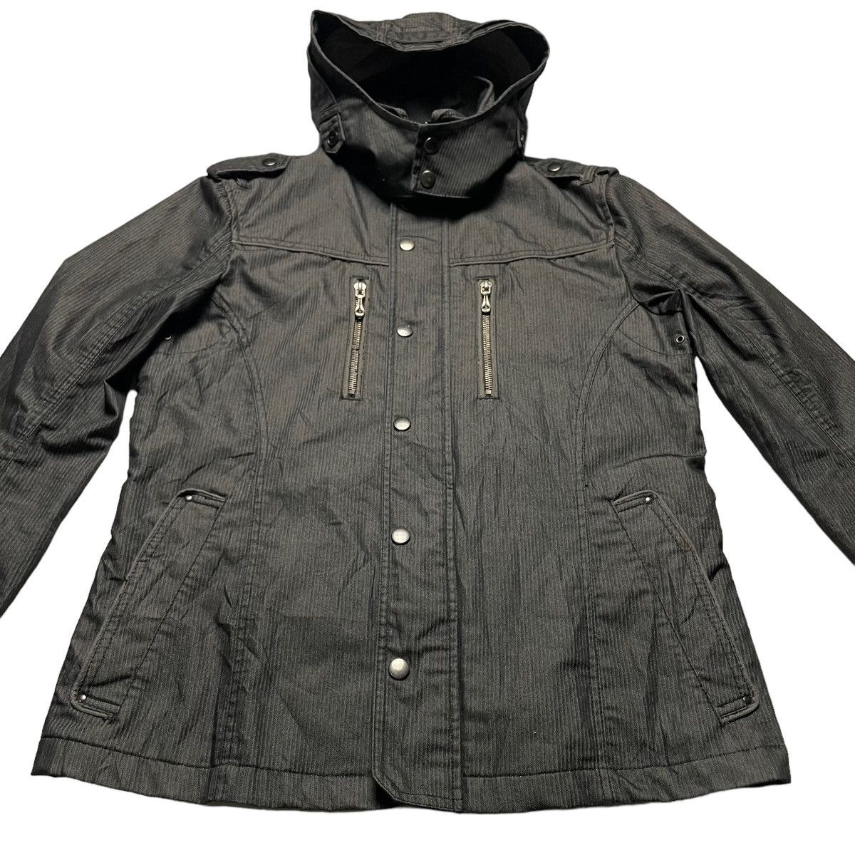 If Six Was Nine × Japanese Brand × Le Grande Bleu (L.G.B.) 🇯🇵 MALE & CO MULTIPOCKET PUNK GOTHIC JACKET Size US M / EU 48-50 / 2 - 4 Thumbnail