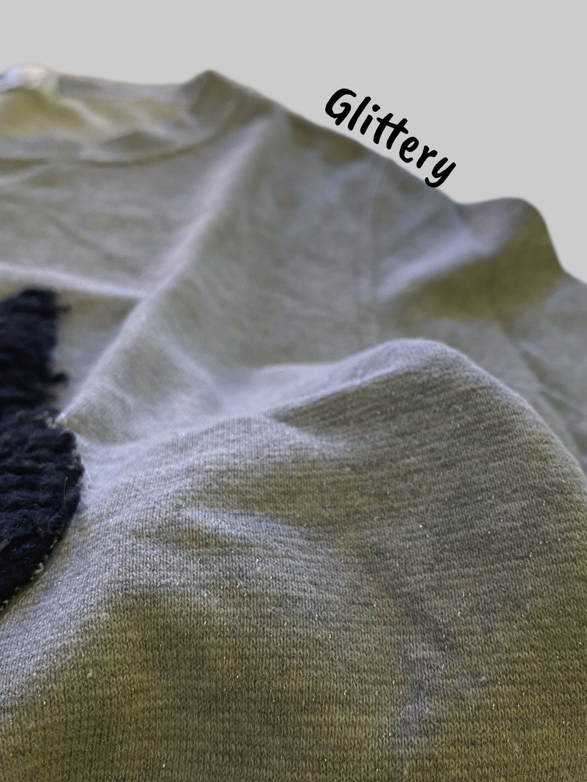 Ne-Net Vintage Ne-Net Issey Miyake Rugs Patch Glittery Sweatshirt Size M / US 6-8 / IT 42-44 - 6 Thumbnail