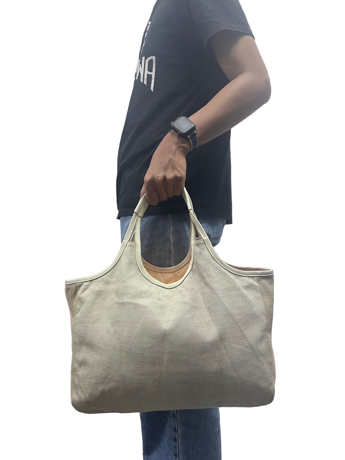 Yohji Yamamoto Vintage Y’s by Yohji Yamamoto Coated Canvas Shoulder Bag Size ONE SIZE - 12 Thumbnail