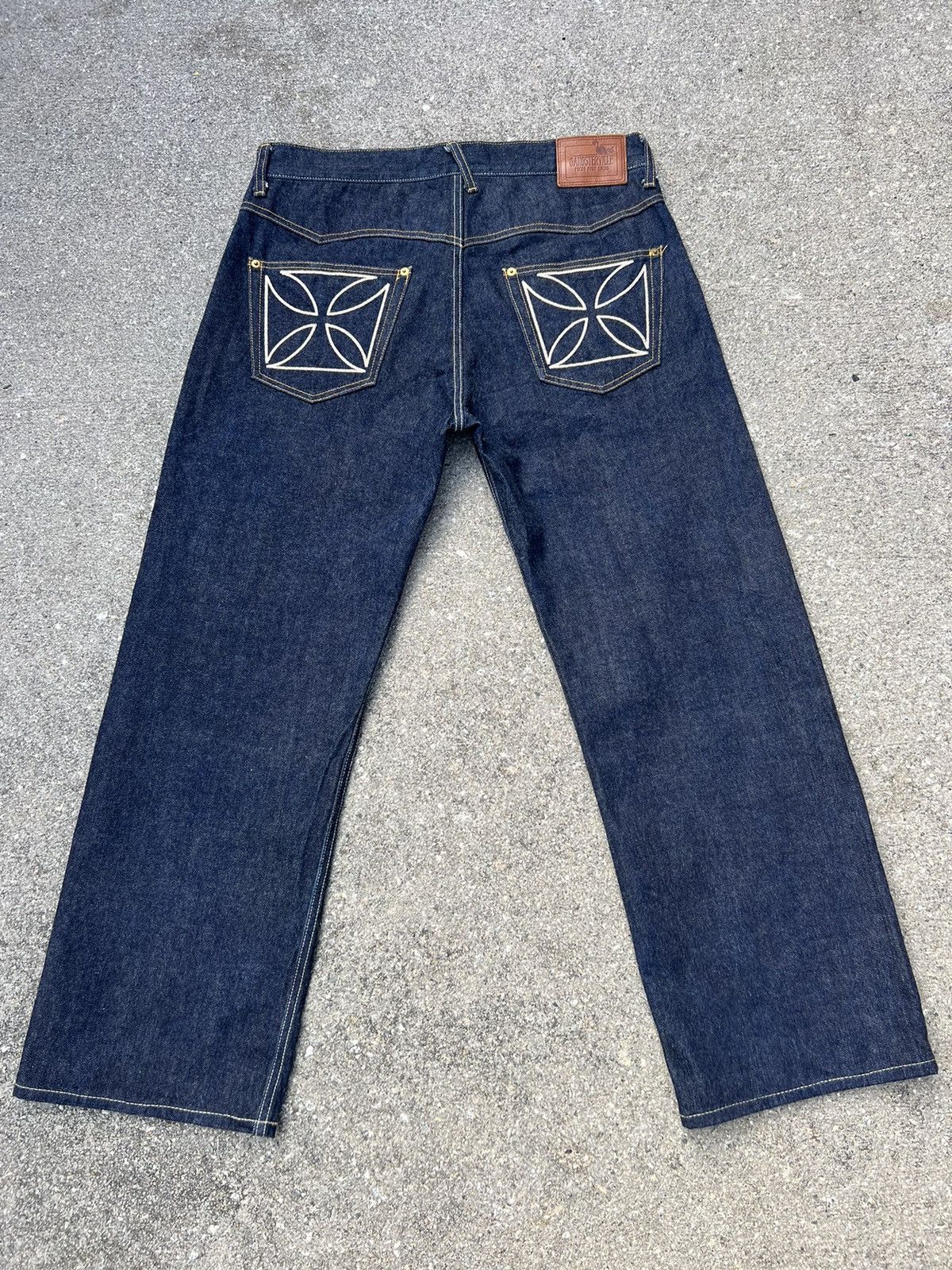 Freewheelers Glad Hand Gangsterville by Daisuke Koda Denim Selvedge Jeans Size US 34 / EU 50 - 1 Thumbnail