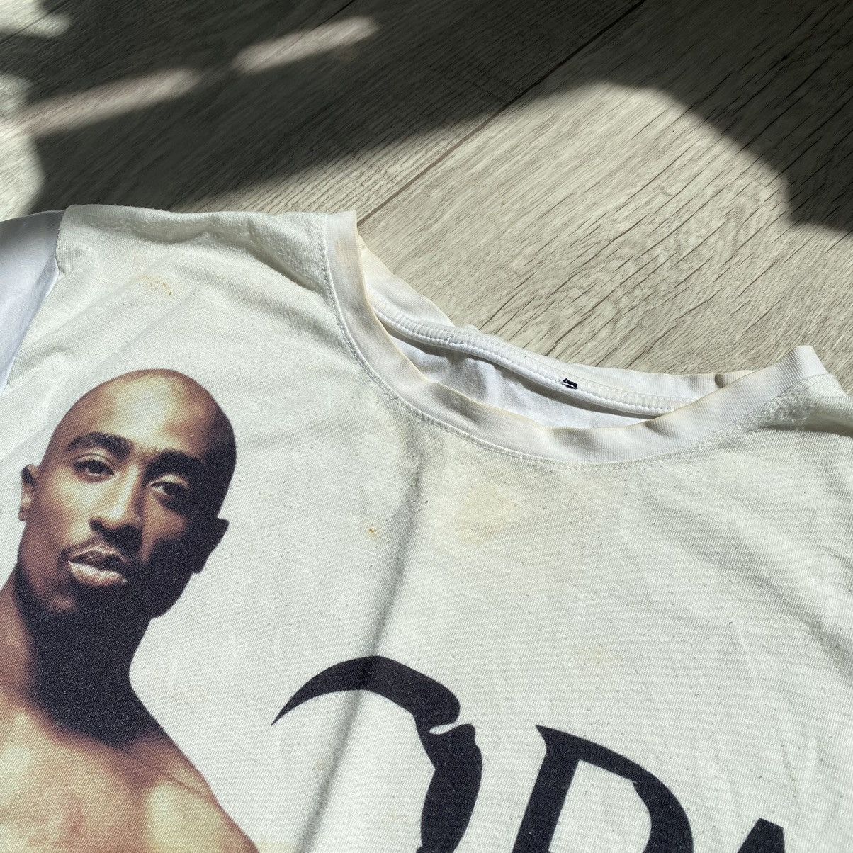 Band Tees × Rap Tees × Vintage 2PAC SHAKUR RAPPER Y2K STYLE T SHIRT Size US S / EU 44-46 / 1 - 4 Thumbnail